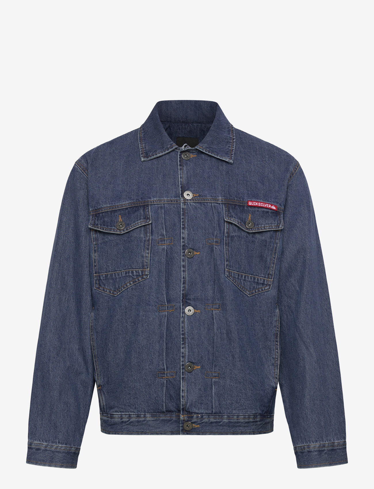 Quiksilver - ALL RIDE DENIM JKT - casual jackets - medium blue - 1