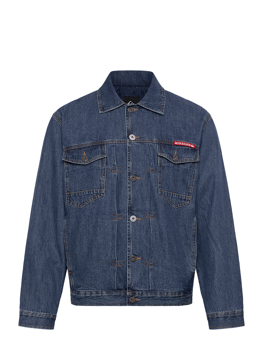 Quiksilver - ALL RIDE DENIM JKT - vabaaja jakid - medium blue - 1