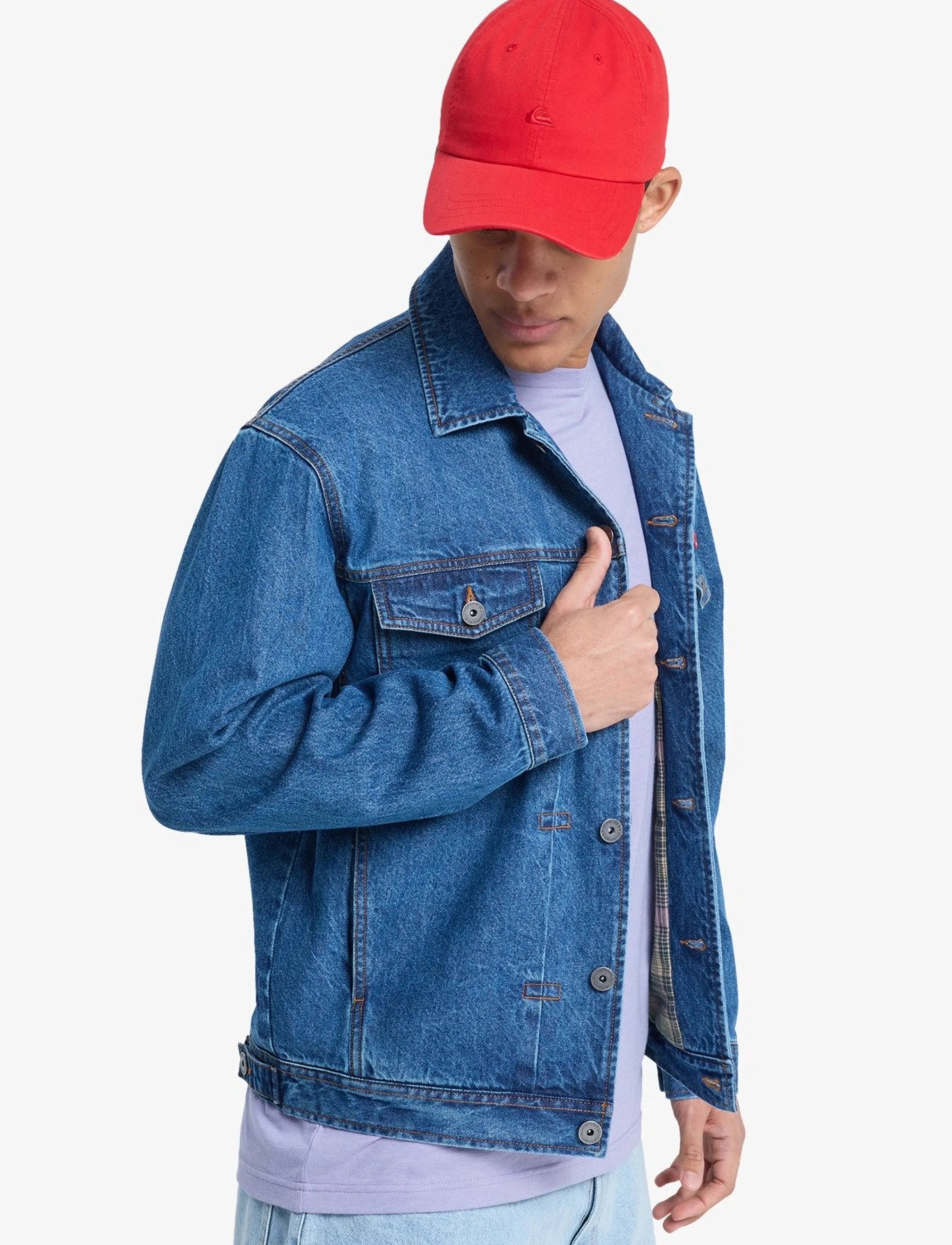 Quiksilver - ALL RIDE DENIM JKT - sportsjakker - medium blue - 3