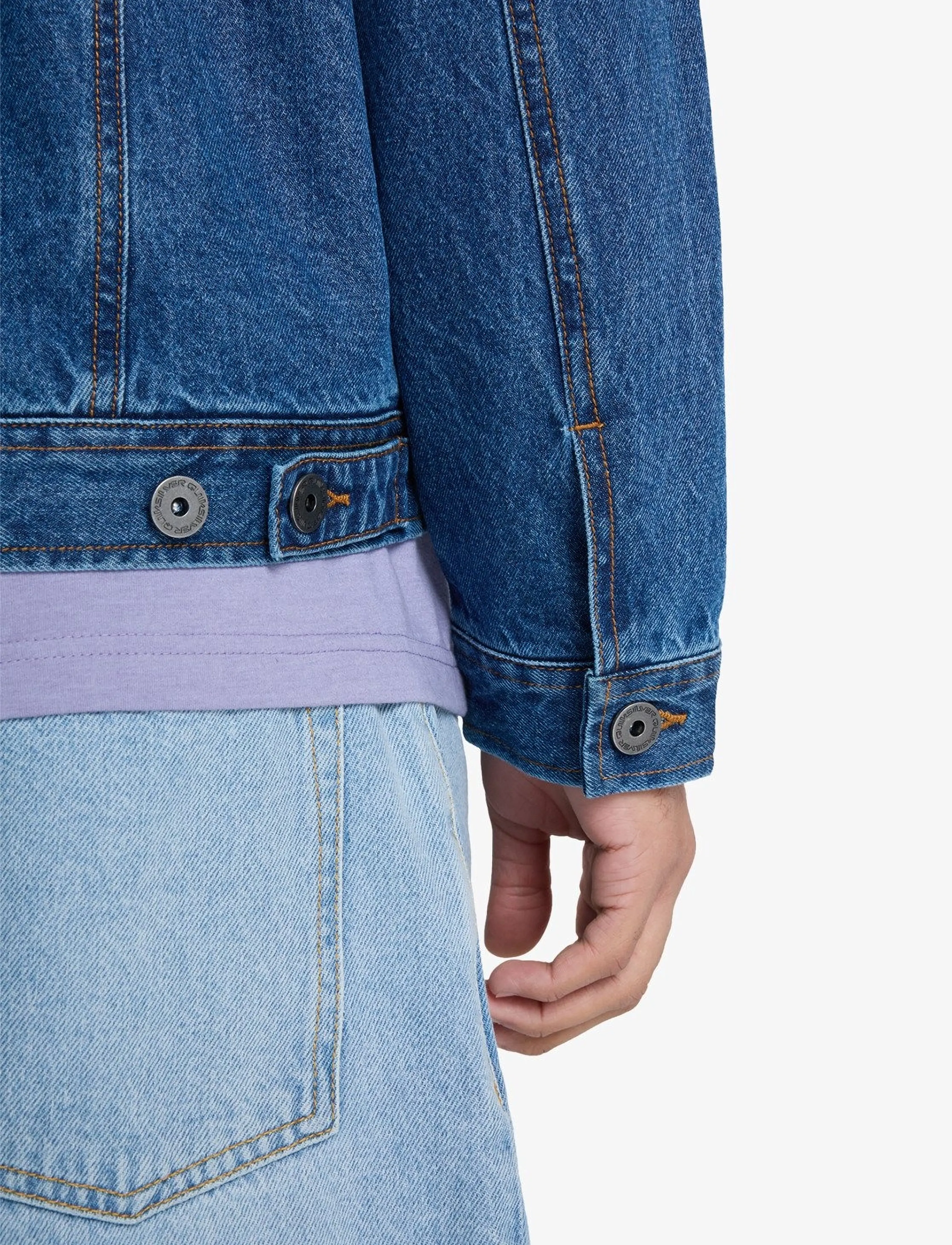 QUIKSILVER All Ride Denim Jkt jeansjackor herr – bild 5