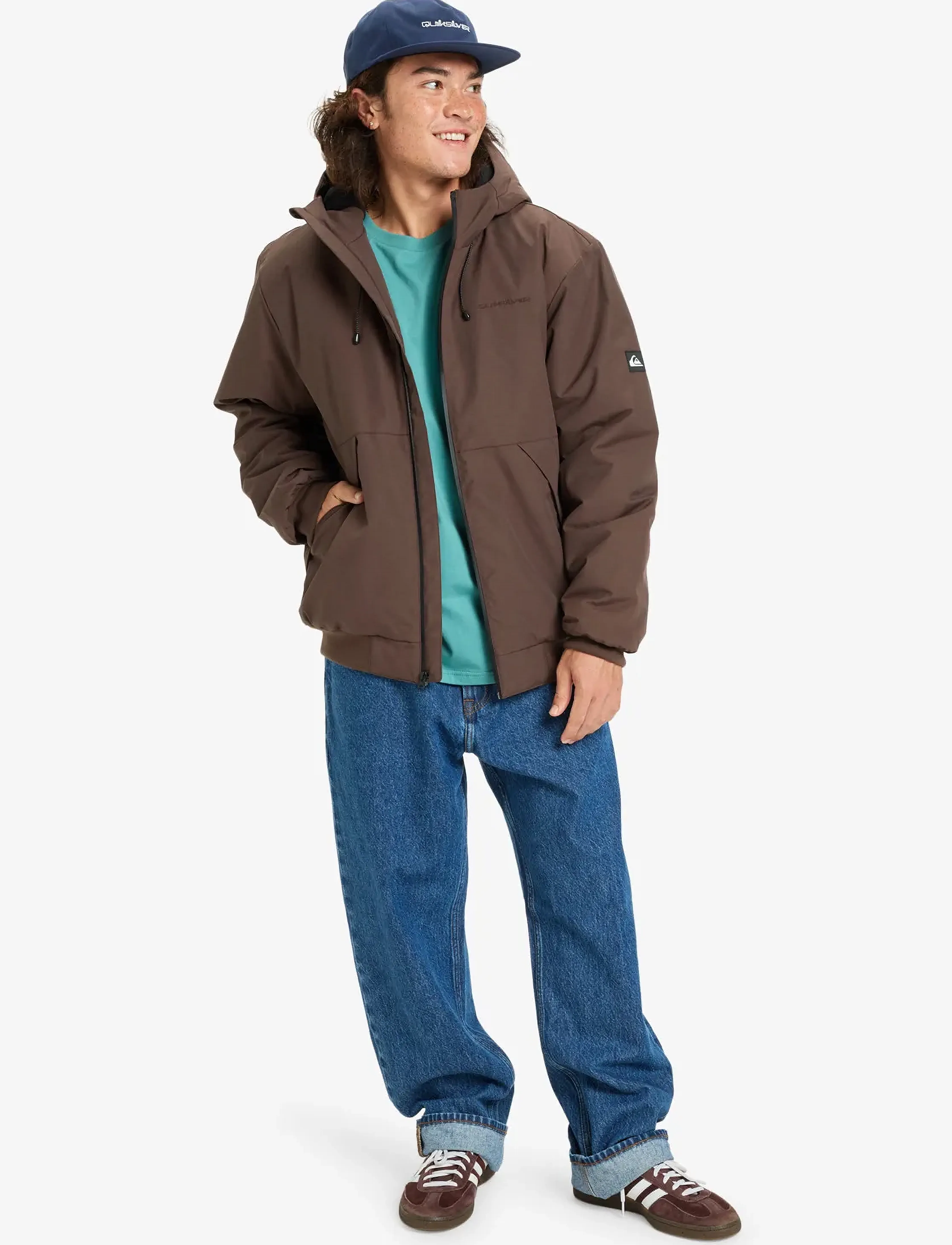 Quiksilver - BROOKS 3K JACKET - freizeitjacken - chocolate brown - 4