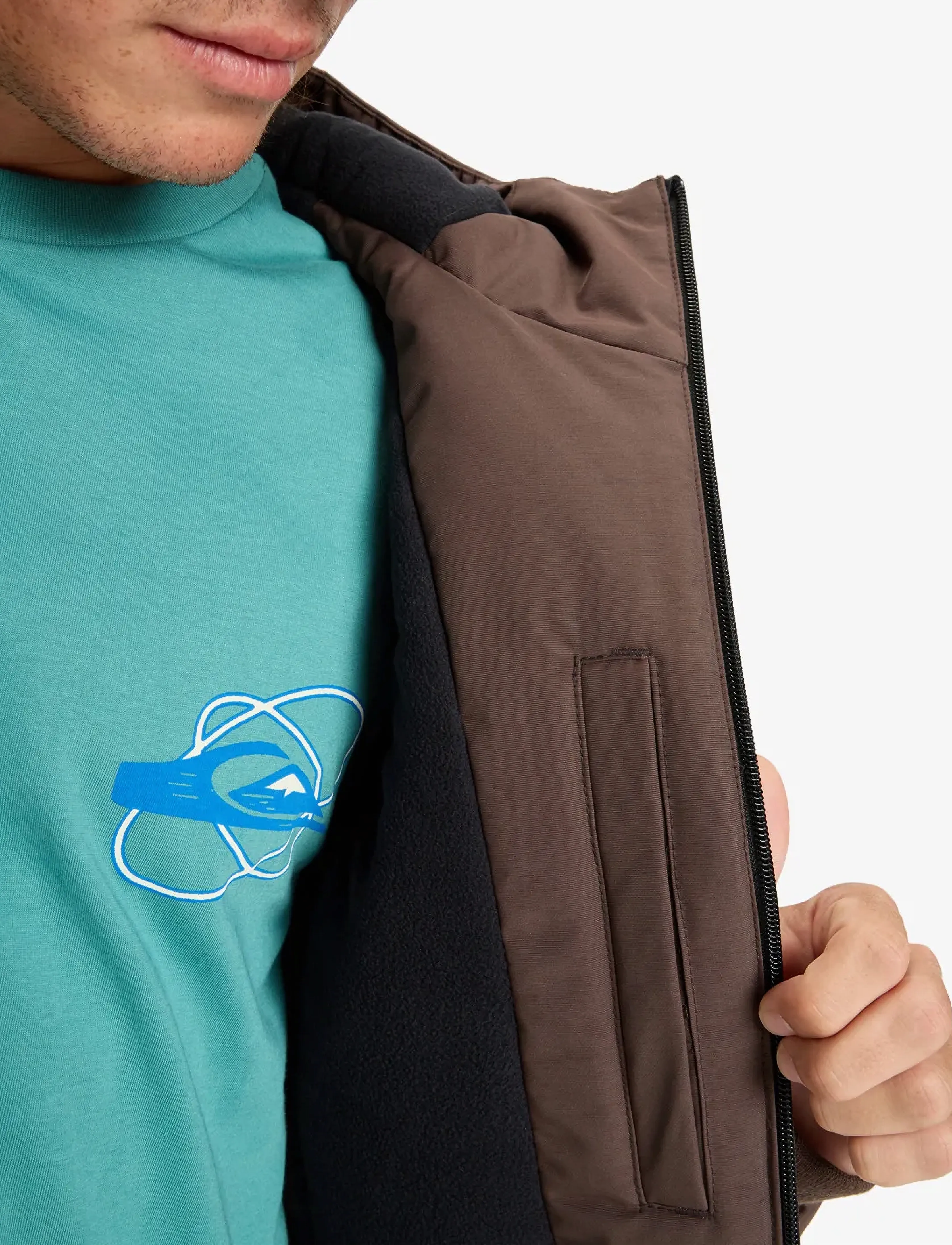 Quiksilver BROOKS 3K JACKET - Streetstyle - CHOCOLATE BROWN / brown