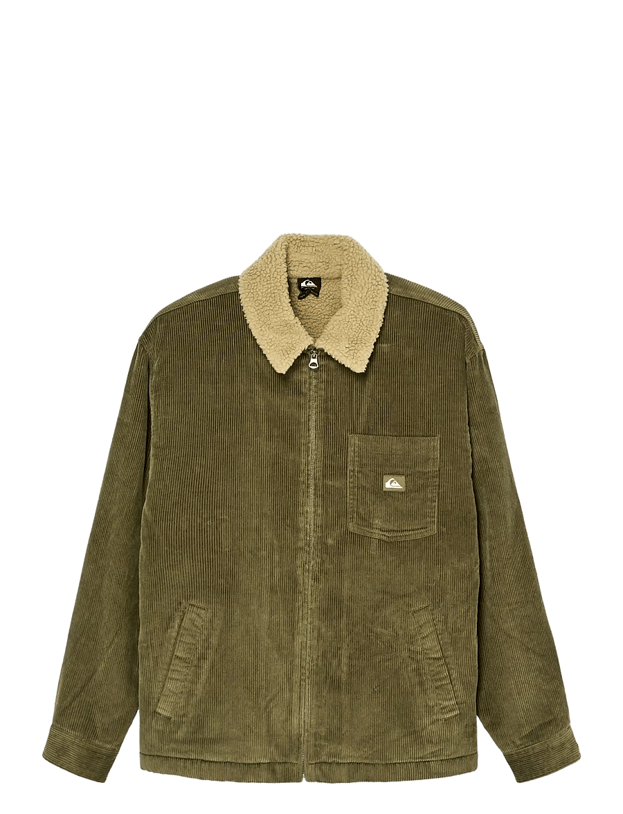 Quiksilver - SHERPA HARRINGTON JACKET - fleece & midlayer - grape leaf - 1
