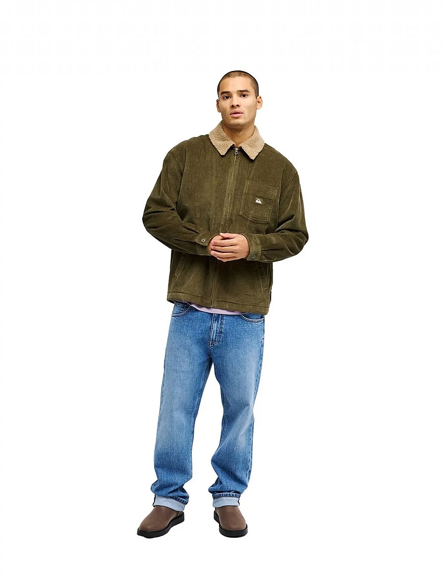 Quiksilver - SHERPA HARRINGTON JACKET - fleece & midlayer - grape leaf - 4