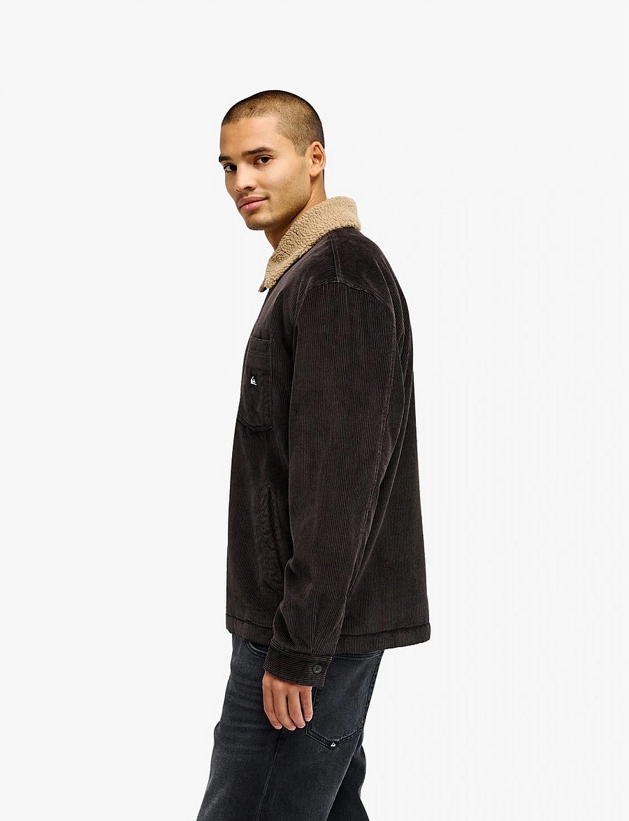 Quiksilver - SHERPA HARRINGTON JACKET - fleece & midlayer - tarmac - 3