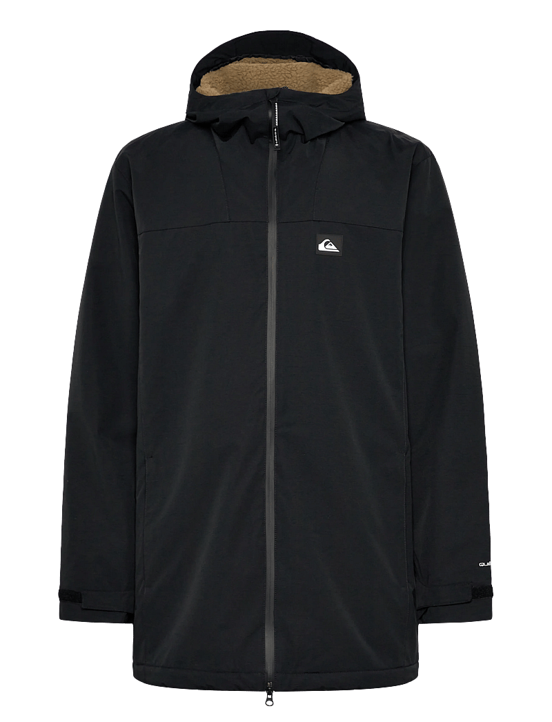 Quiksilver - OVERCAST 3K PARKA - parkas - black - 1