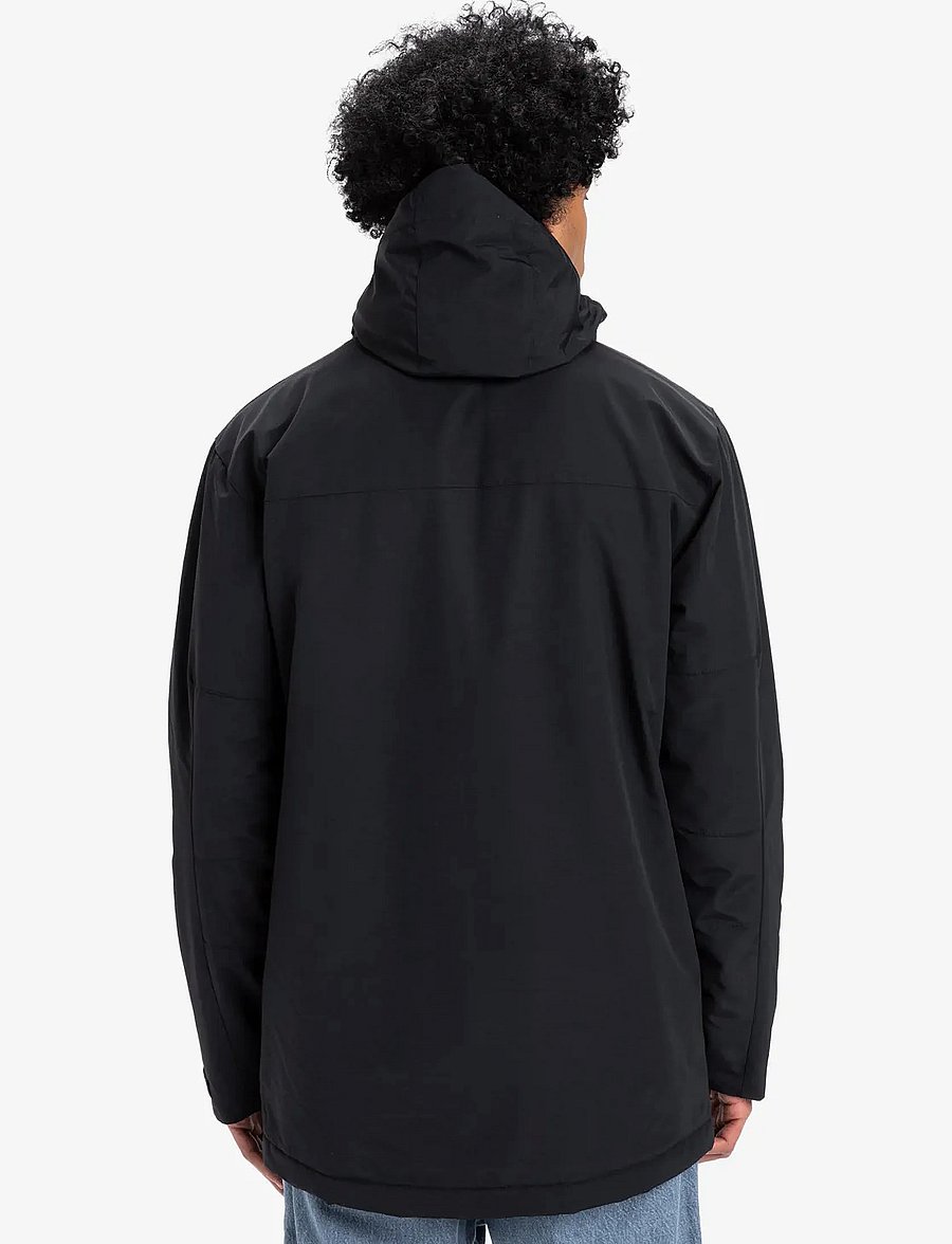 Quiksilver - OVERCAST 3K PARKA - parkasjackor - black - 3