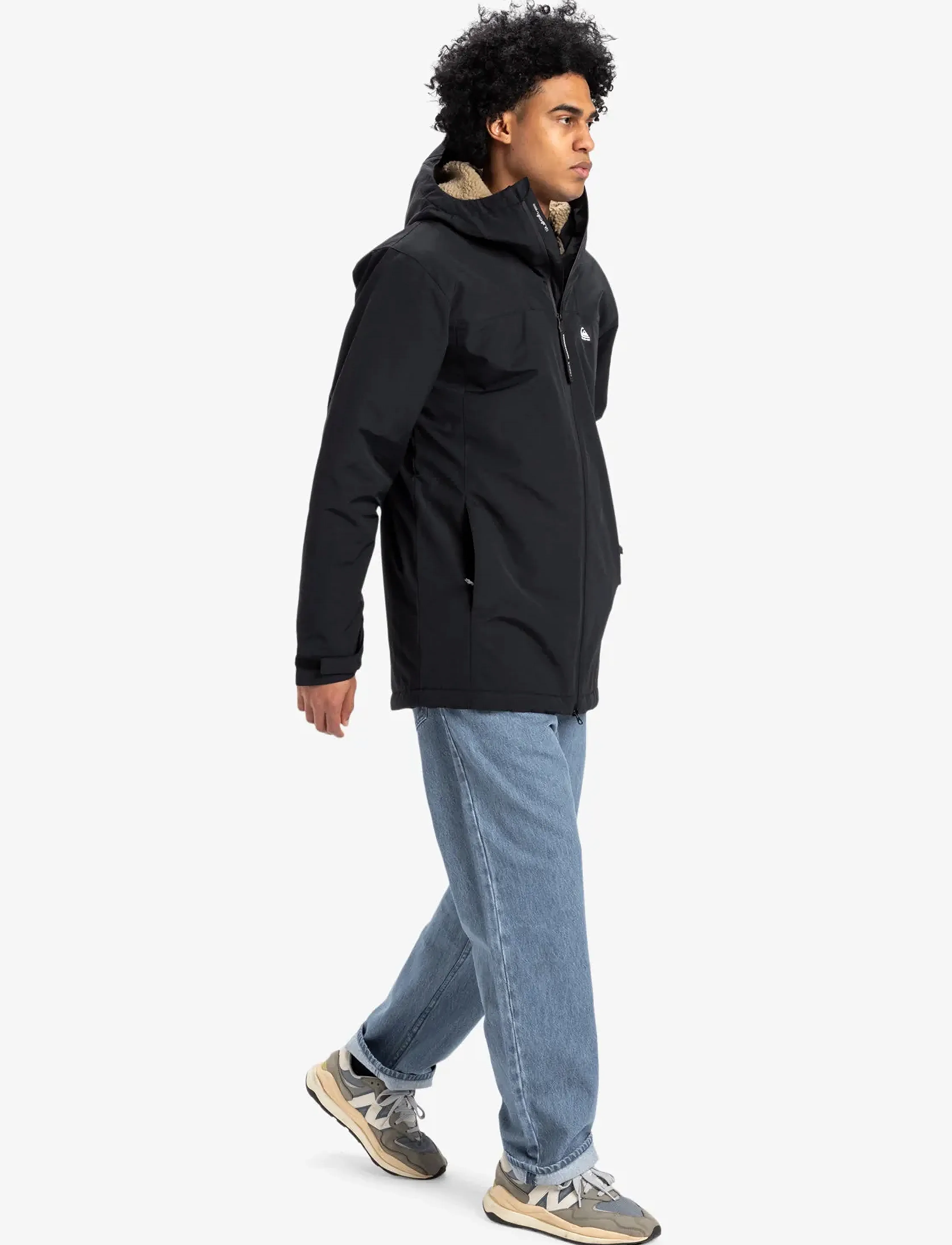 Quiksilver - OVERCAST 3K PARKA - parka's - black - 4