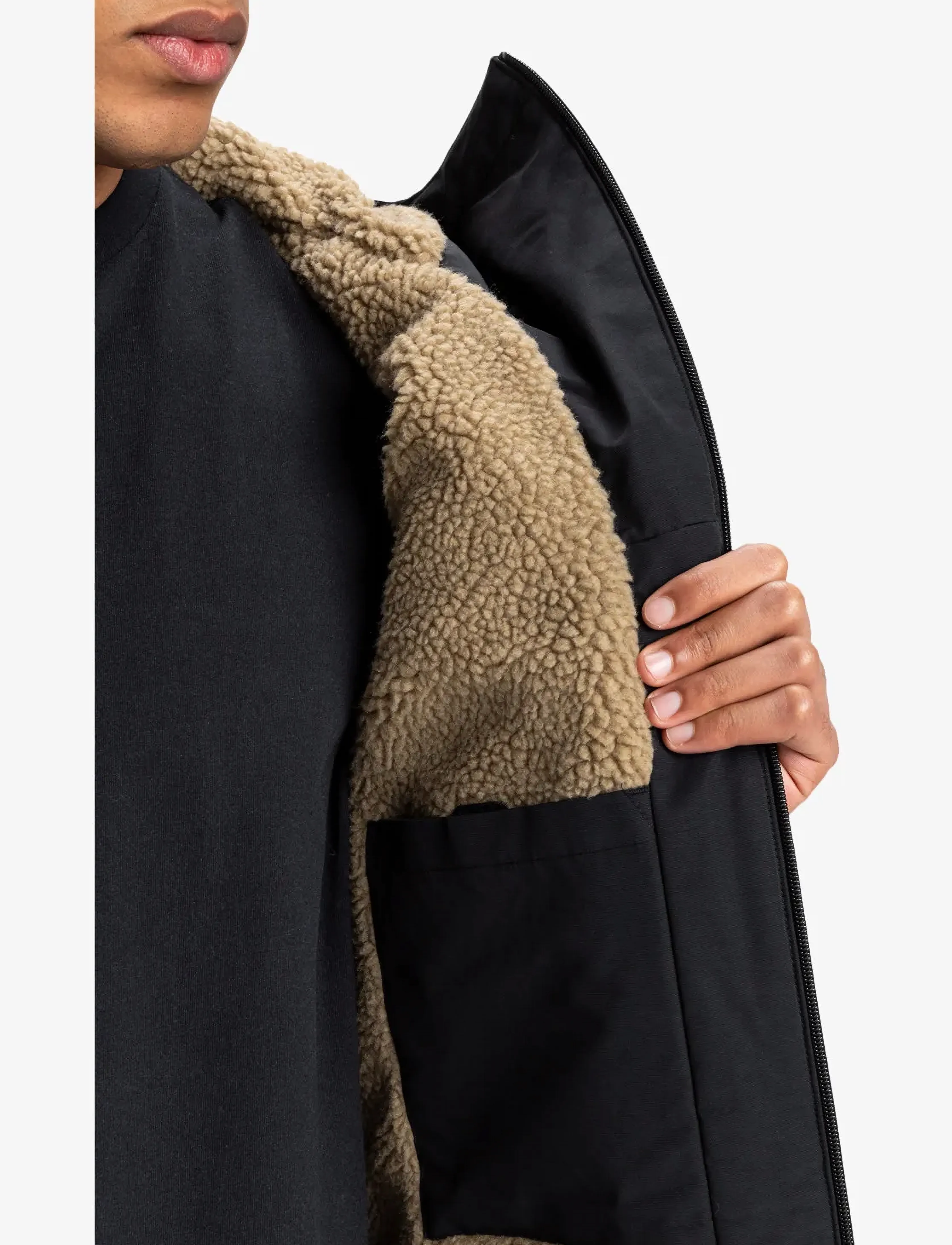 Quiksilver OVERCAST 3K PARKA - Streetstyle - BLACK / black