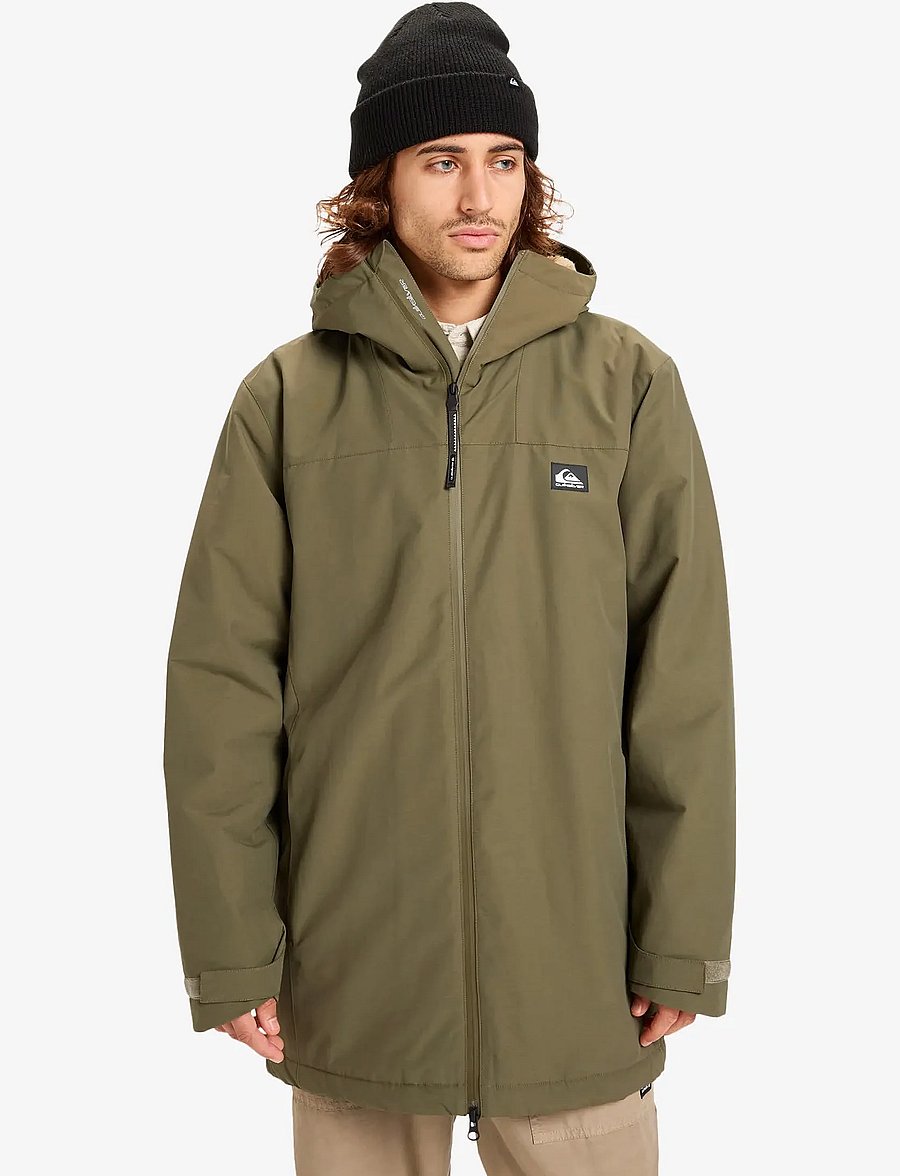 Quiksilver - OVERCAST 3K PARKA - parka coats - grape leaf - 0