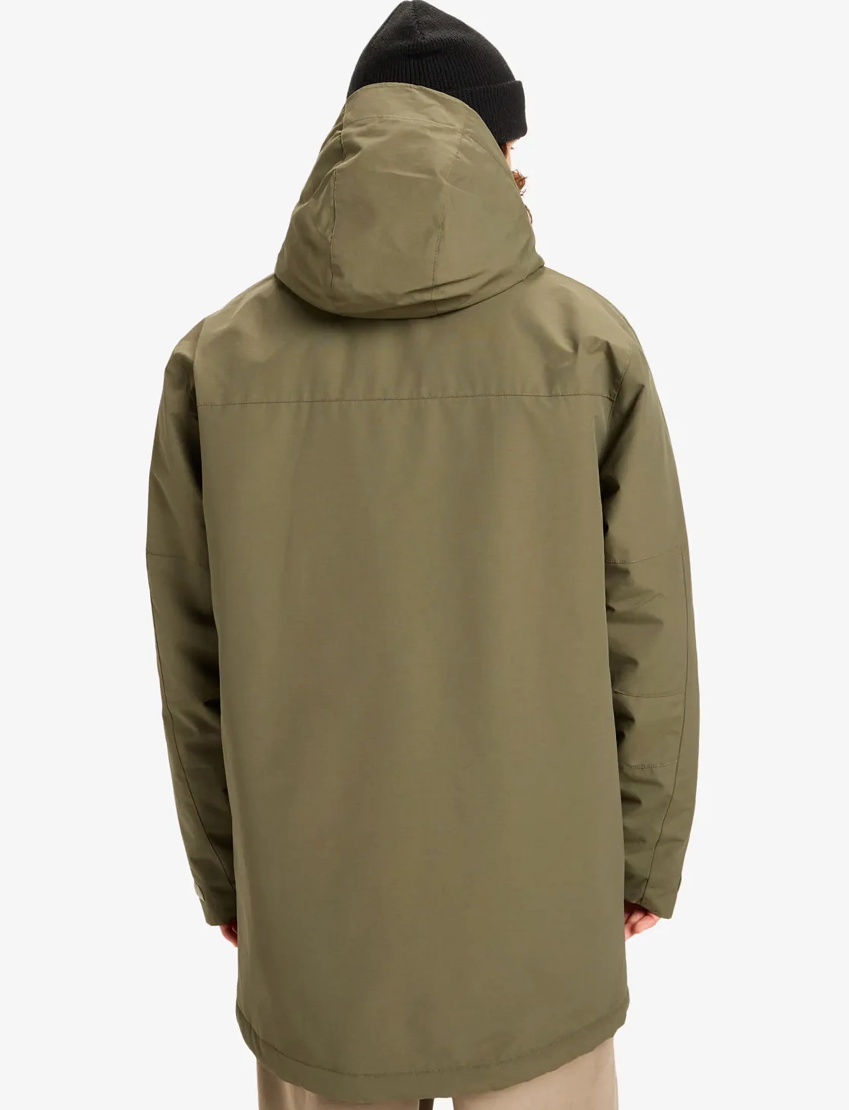 Quiksilver - OVERCAST 3K PARKA - parka coats - grape leaf - 3