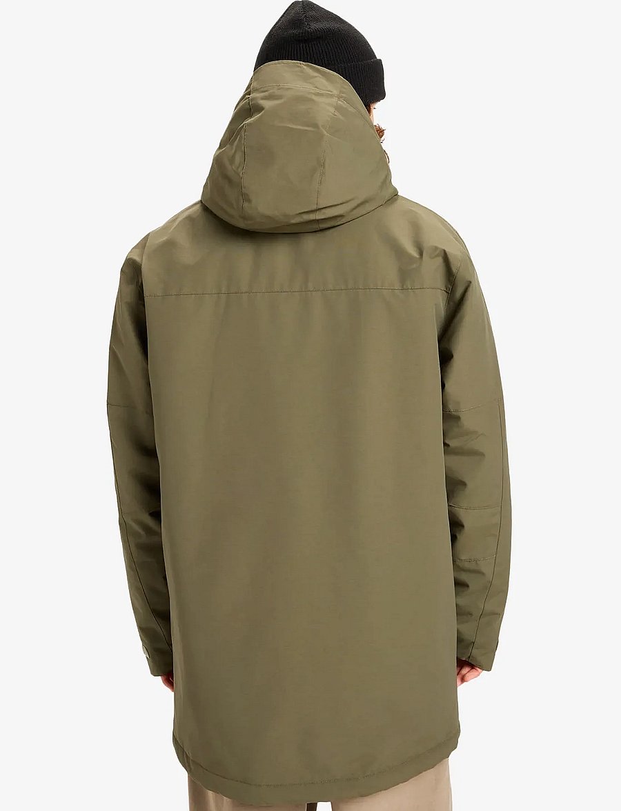 Quiksilver - OVERCAST 3K PARKA - parka coats - grape leaf - 3