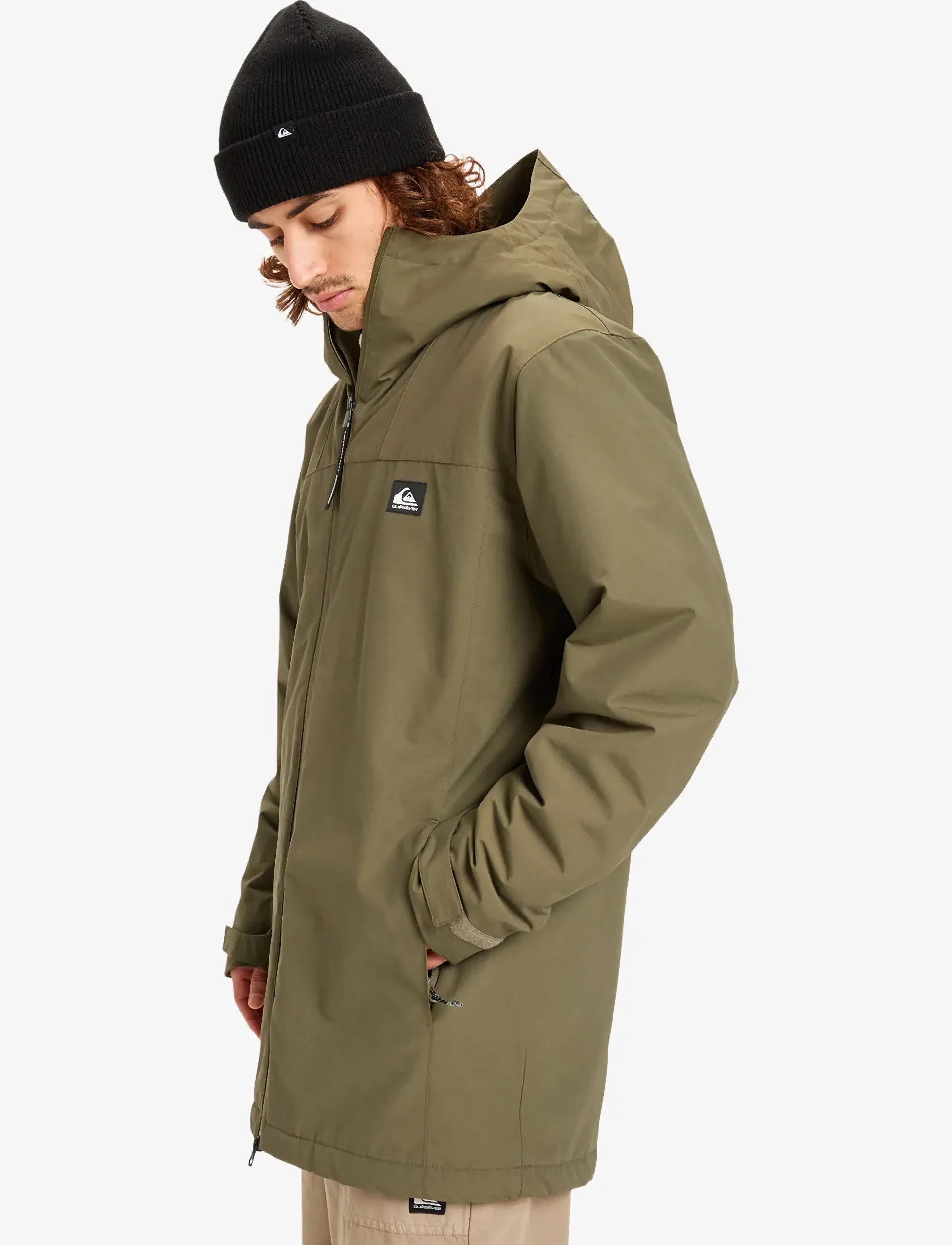 Quiksilver - OVERCAST 3K PARKA - parka coats - grape leaf - 5