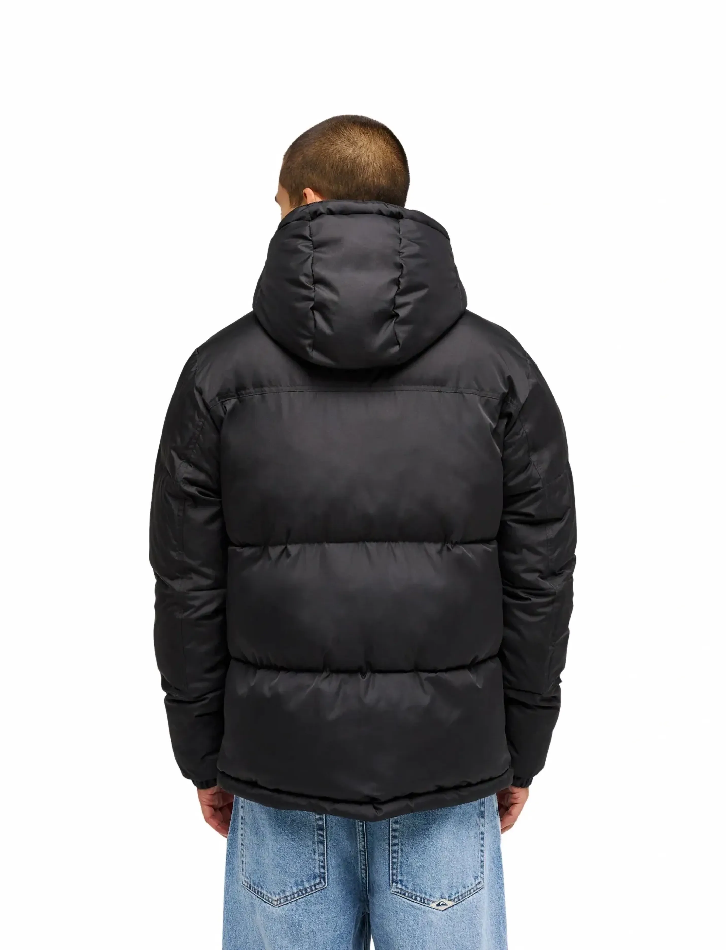 Quiksilver - COLD DAYS HOODIE - sulejoped ja voodriga joped - black - 3