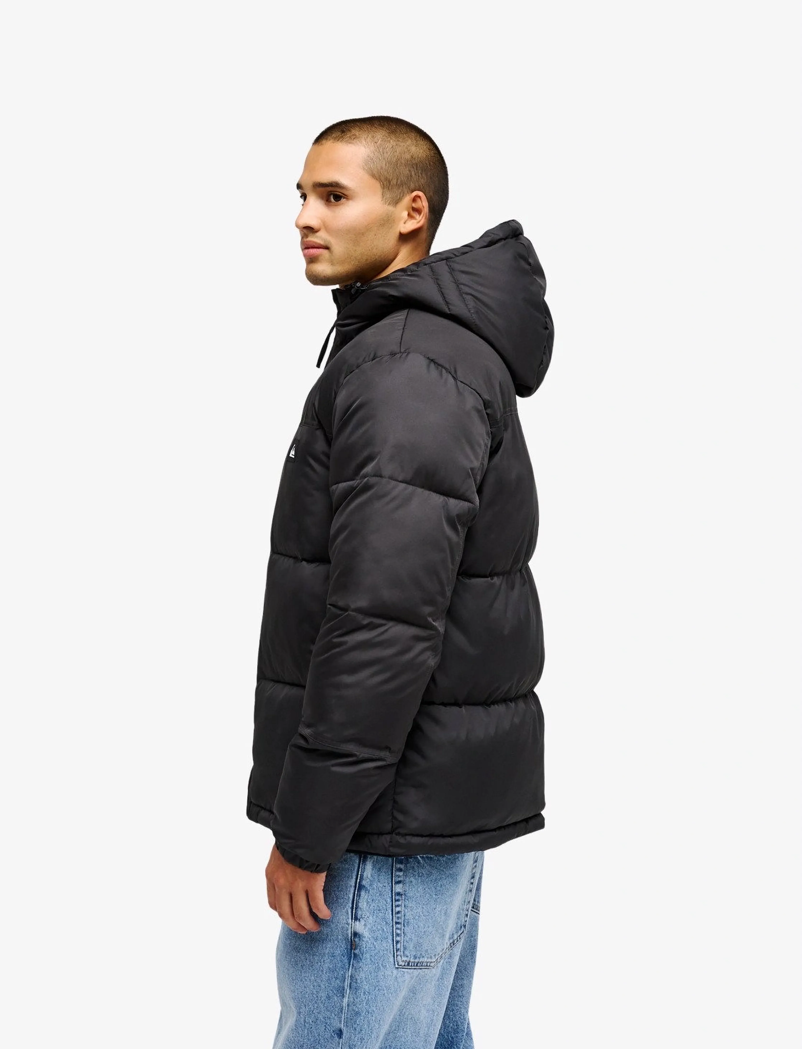Quiksilver - COLD DAYS HOODIE - sulejoped ja voodriga joped - black - 5