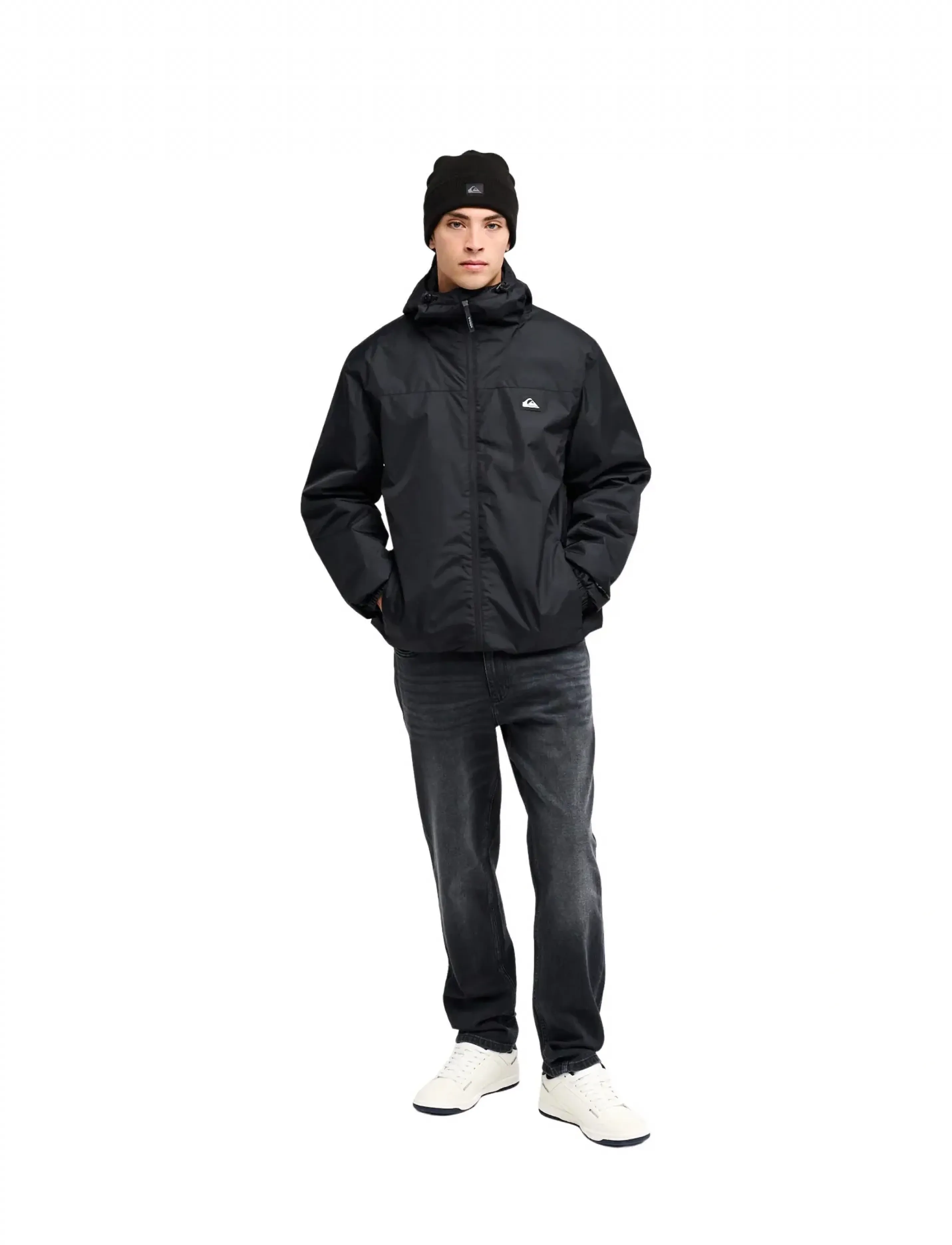 Quiksilver - OVERCAST 3K INSULATED - outdoor jackets - black - 4