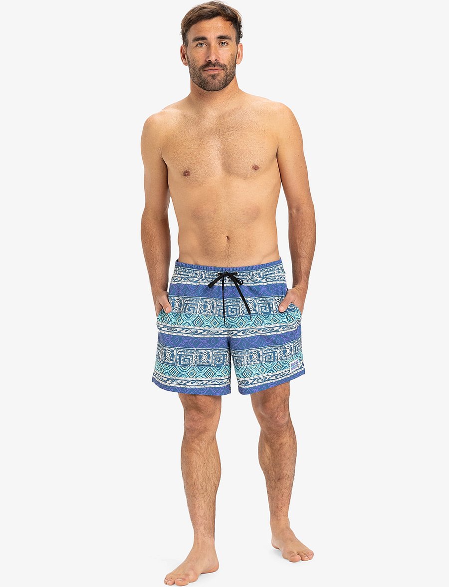 Quiksilver - SURFSILK STRAIGHT VOLLEY 16 - badebukser - global heat dusted peri - pmg6 - 4