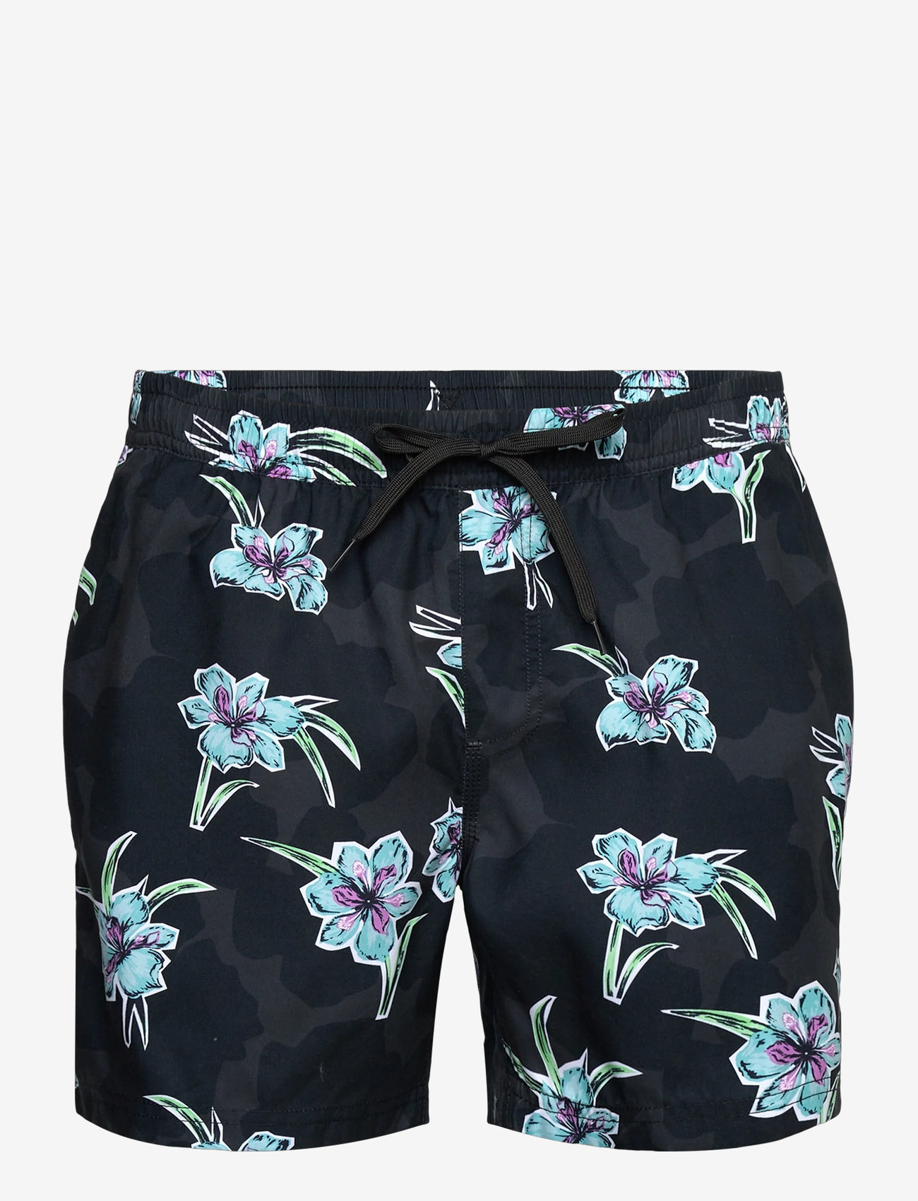 Quiksilver - EVERYDAY STRAIGHT VOLLEY 15 - swim shorts - backyards black - kvj7 - 1