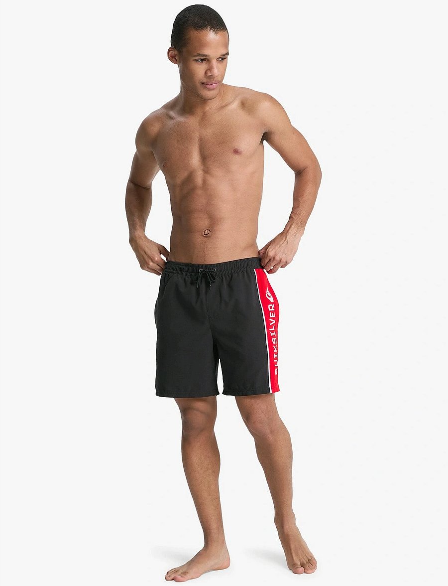 Quiksilver - EVERYDAY CLICKER VOLLEY 17 - badehosen - black - 3