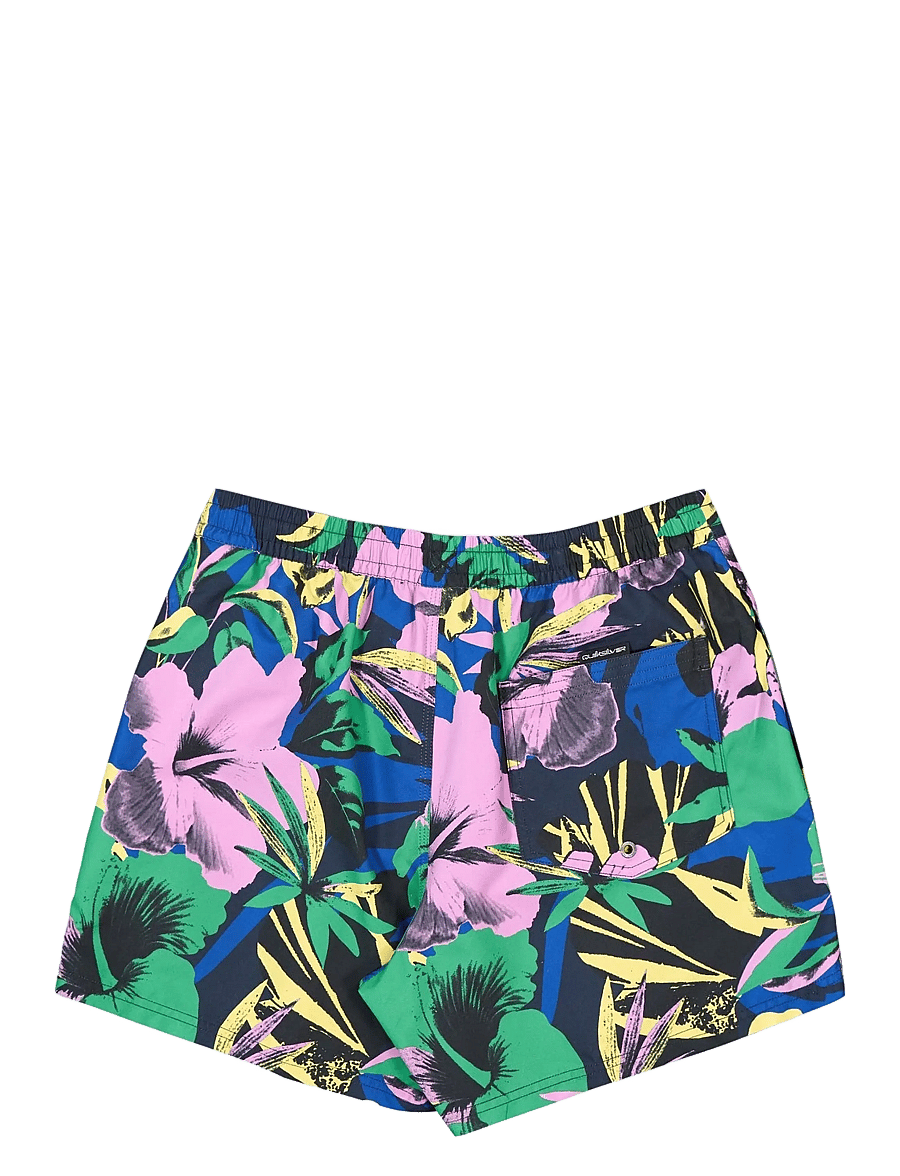 Quiksilver - EVERYDAY PRINTED VOLLEY 15 - sundskýlur - dark navy interact floral - 2