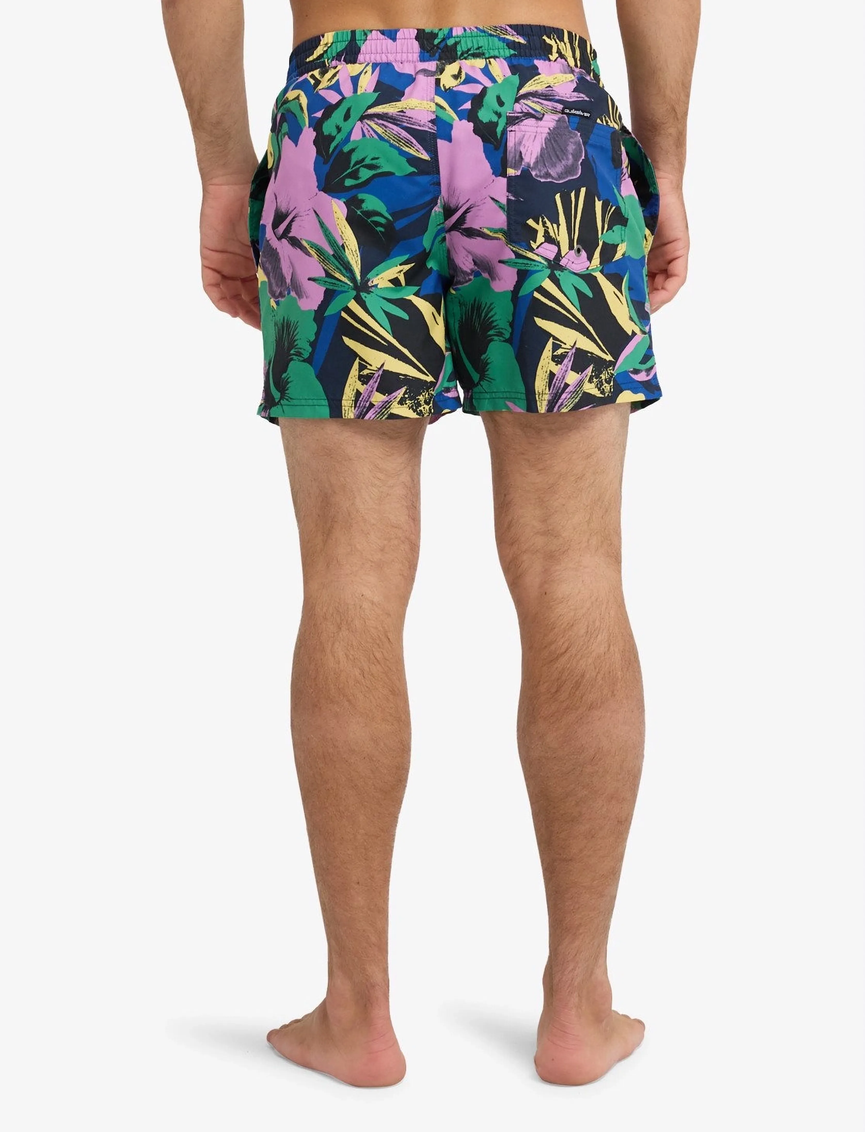 Quiksilver - EVERYDAY PRINTED VOLLEY 15 - swim shorts - dark navy interact floral - 3