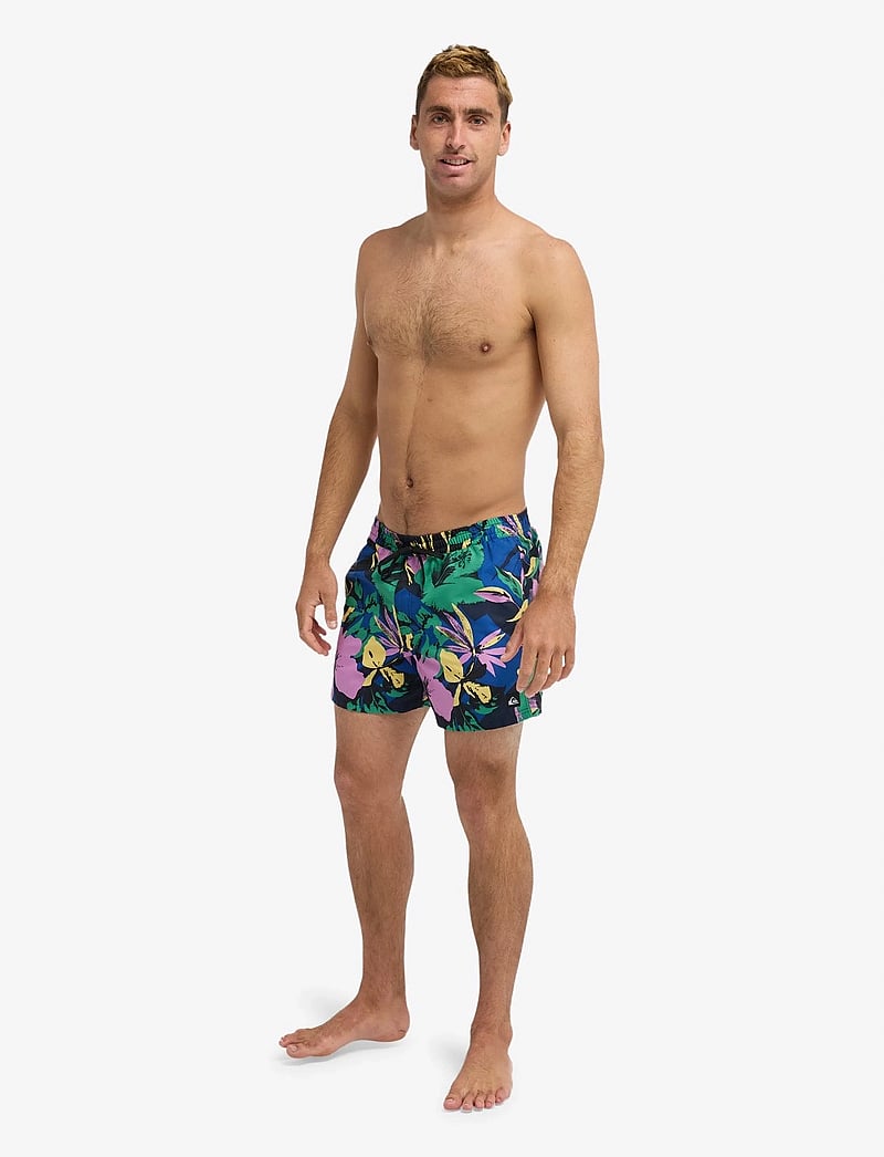 Quiksilver - EVERYDAY PRINTED VOLLEY 15 - shorts de bain - dark navy interact floral - 4