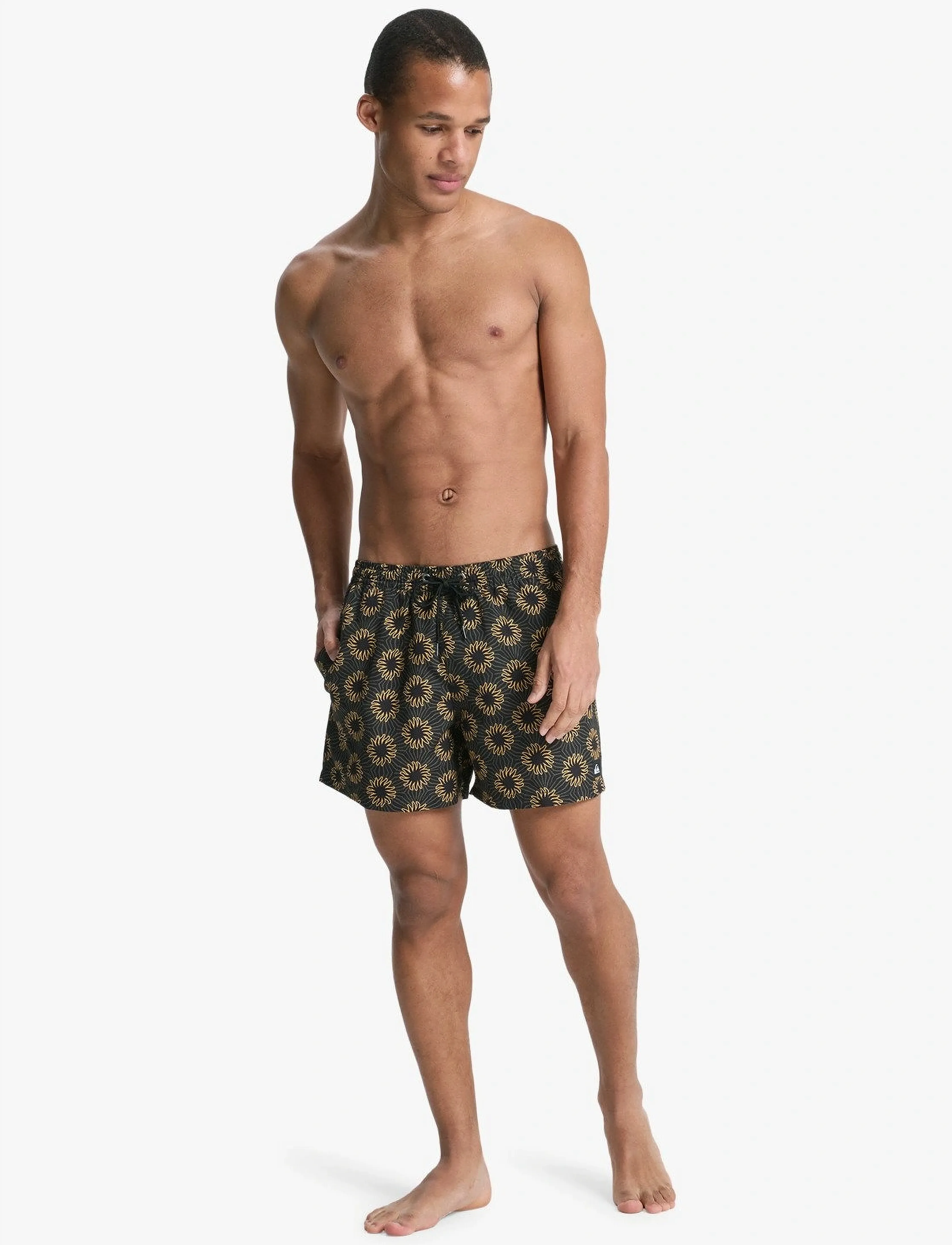 Quiksilver - EVERYDAY PRINTED VOLLEY 15 - badeshorts - black ocean mayhem - 3