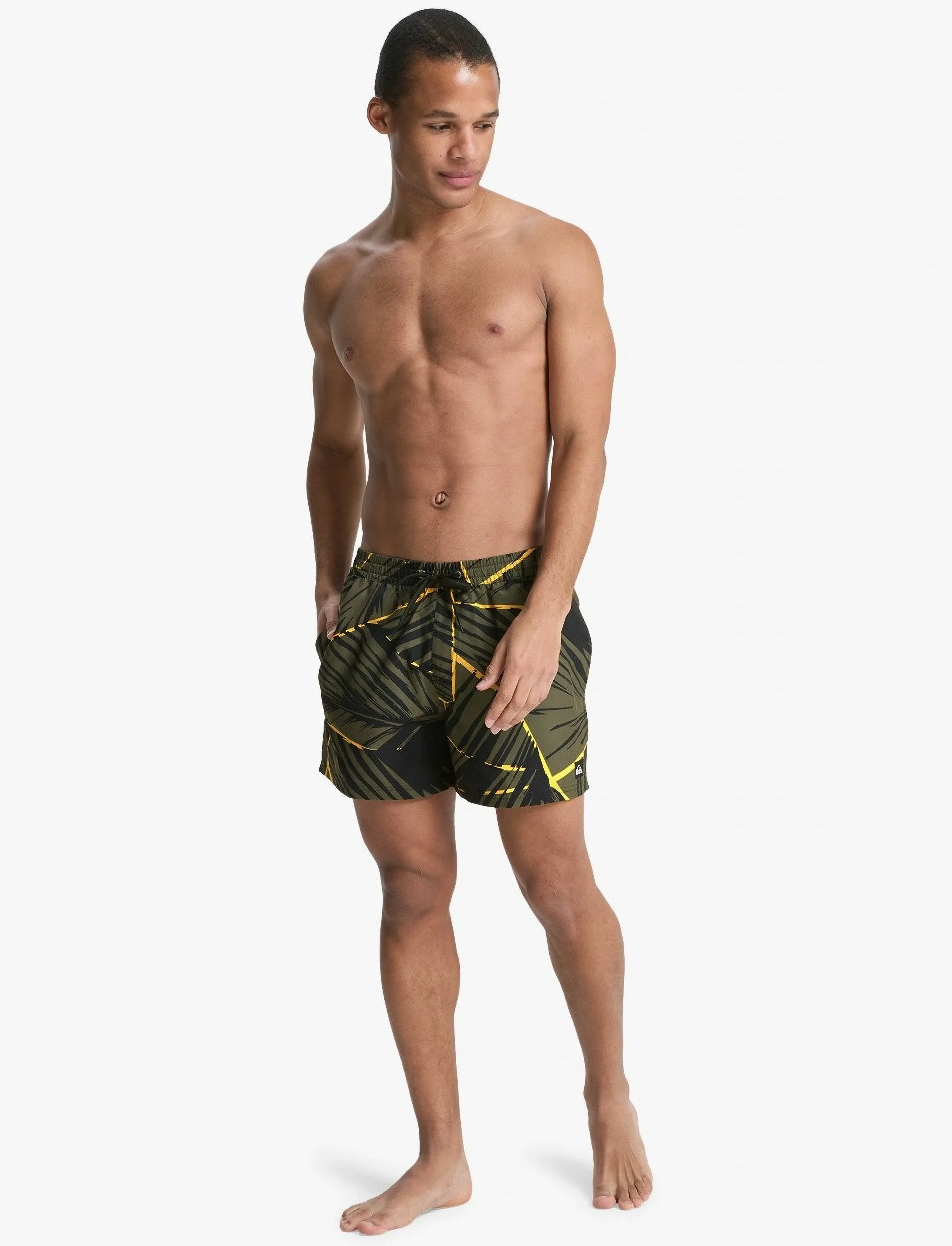 Quiksilver - EVERYDAY PRINTED VOLLEY 15 - lühikesed ujumispüksid - grape leaf natural geo - 3
