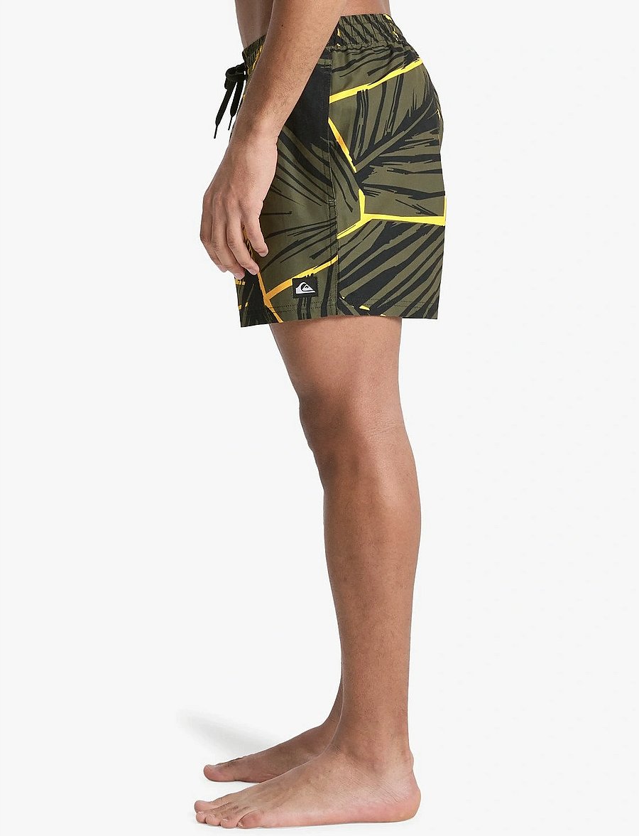 Quiksilver - EVERYDAY PRINTED VOLLEY 15 - lühikesed ujumispüksid - grape leaf natural geo - 4