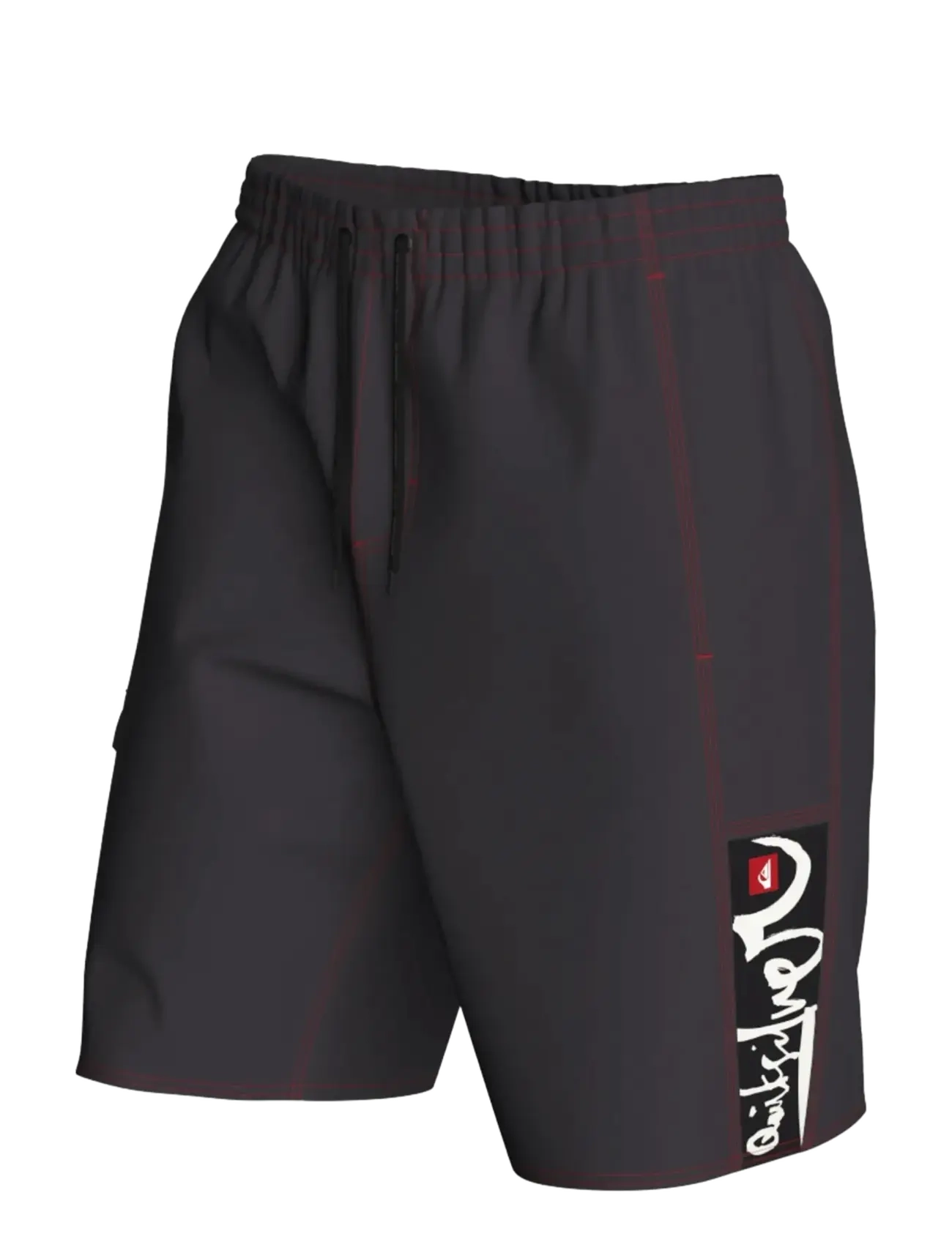 Quiksilver YG LAST STANCE VOLLEY 21 - Swimming - BLACK / black