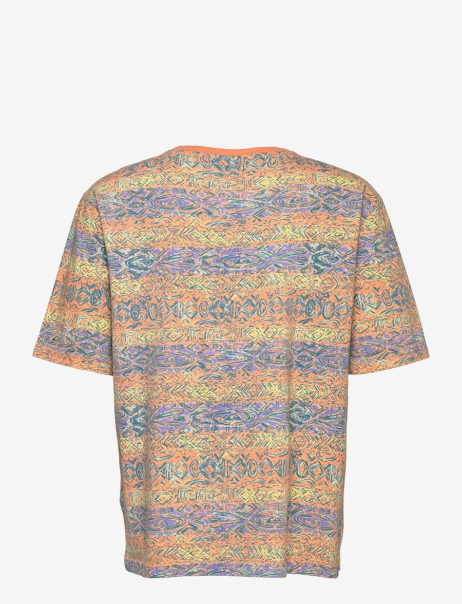 Quiksilver - 90S VIBES AOP SS - peach pink heyday - 1