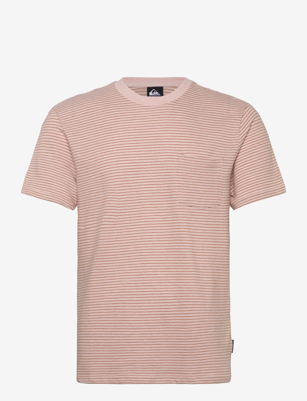 Quiksilver - LOPAZ STRIPED SS POCKET - t-shirts - rose water lopaz stripes - 1