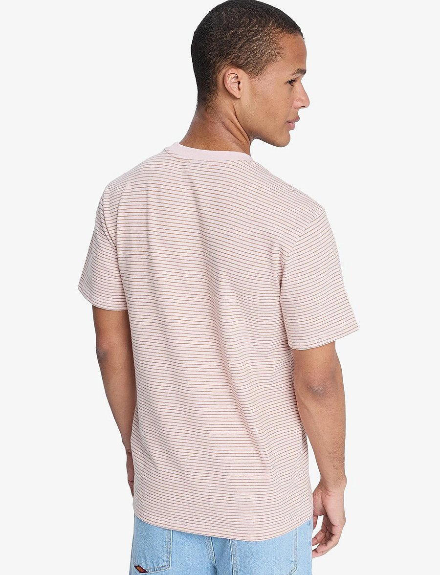Quiksilver - LOPAZ STRIPED SS POCKET - oberteile & t-shirts - rose water lopaz stripes - 3