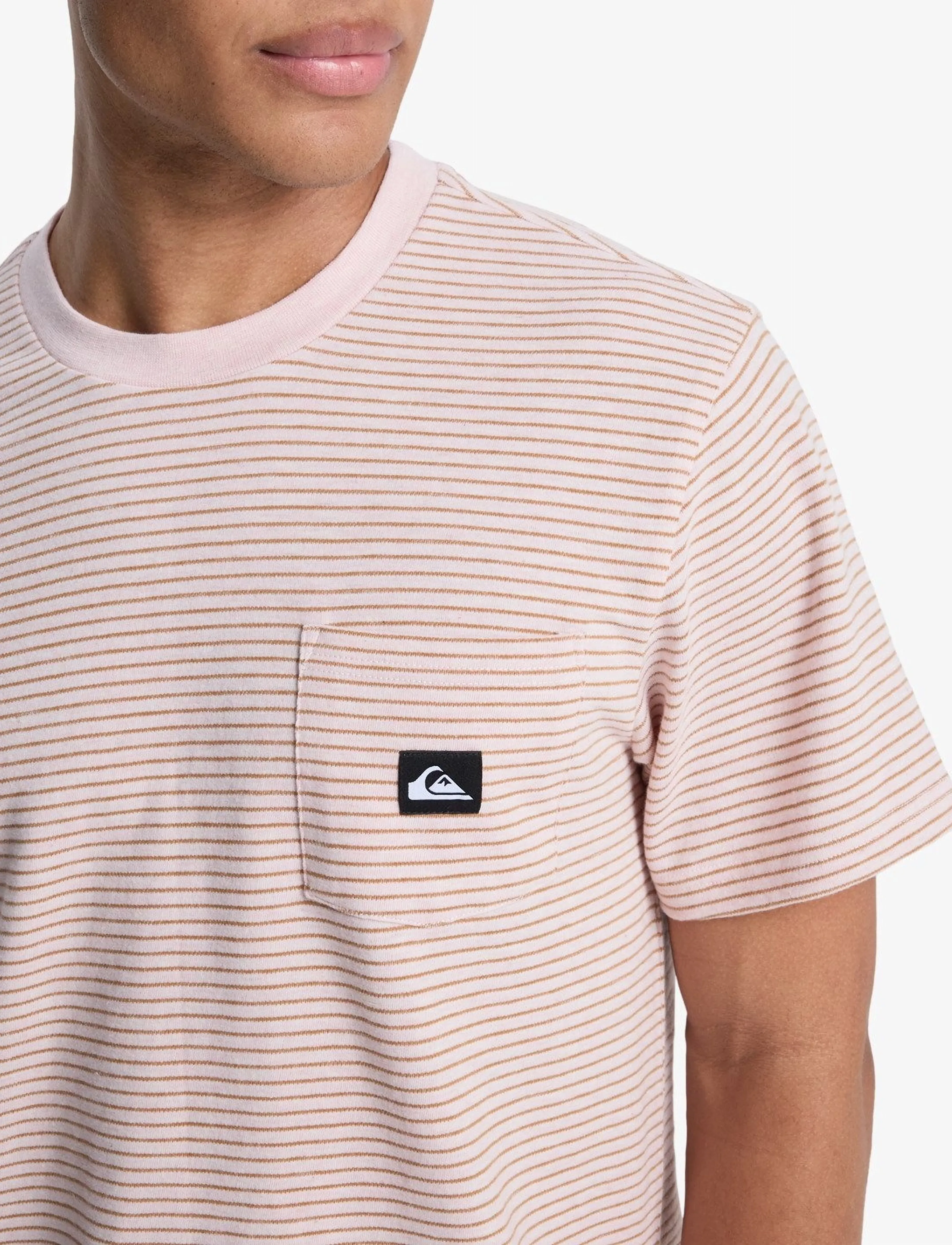 QUIKSILVER Lopaz Striped Ss Pocket t-shirts - bas herr – bild 5