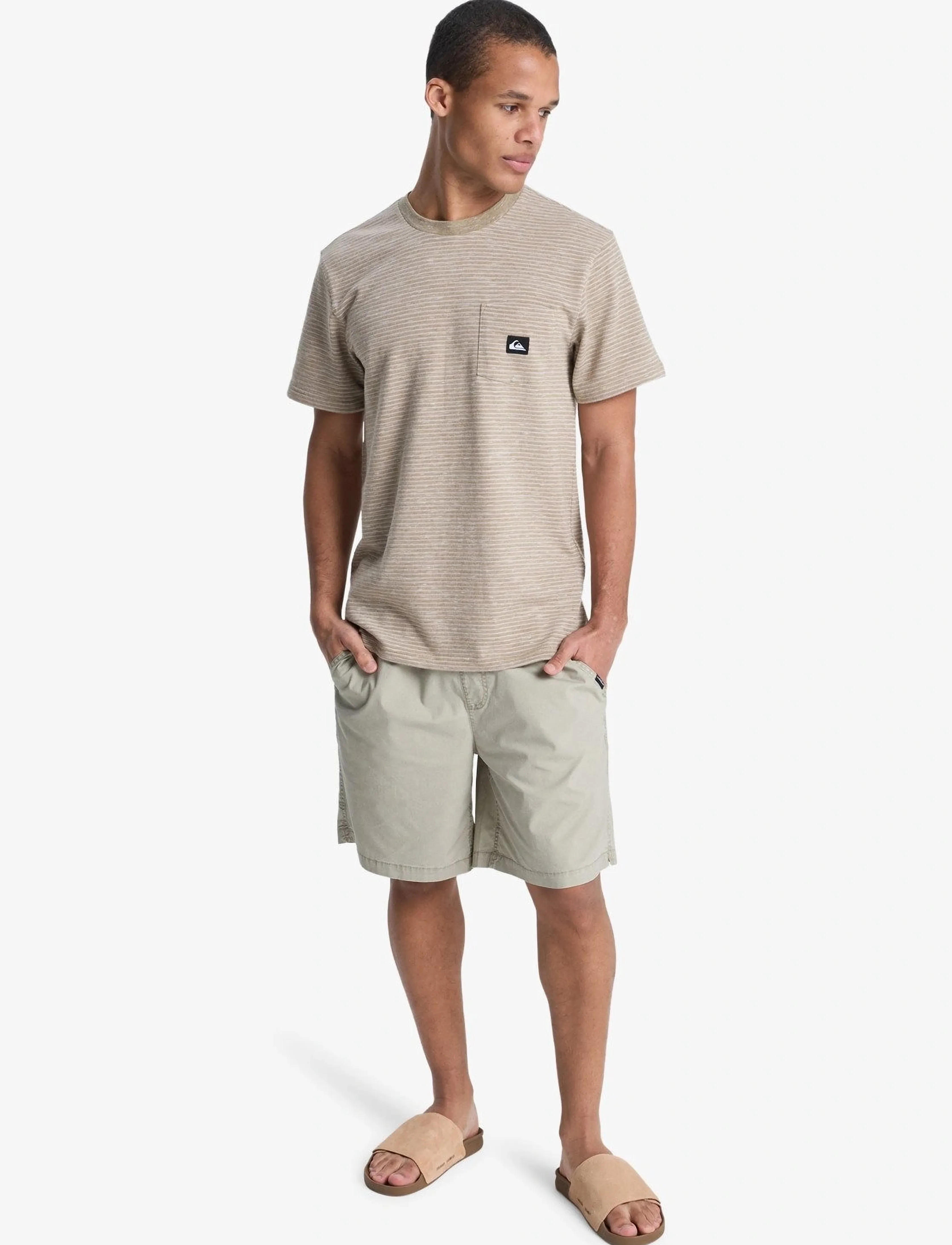 Quiksilver - LOPAZ STRIPED SS POCKET - t-shirts - seneca rock lopaz stripes - 4