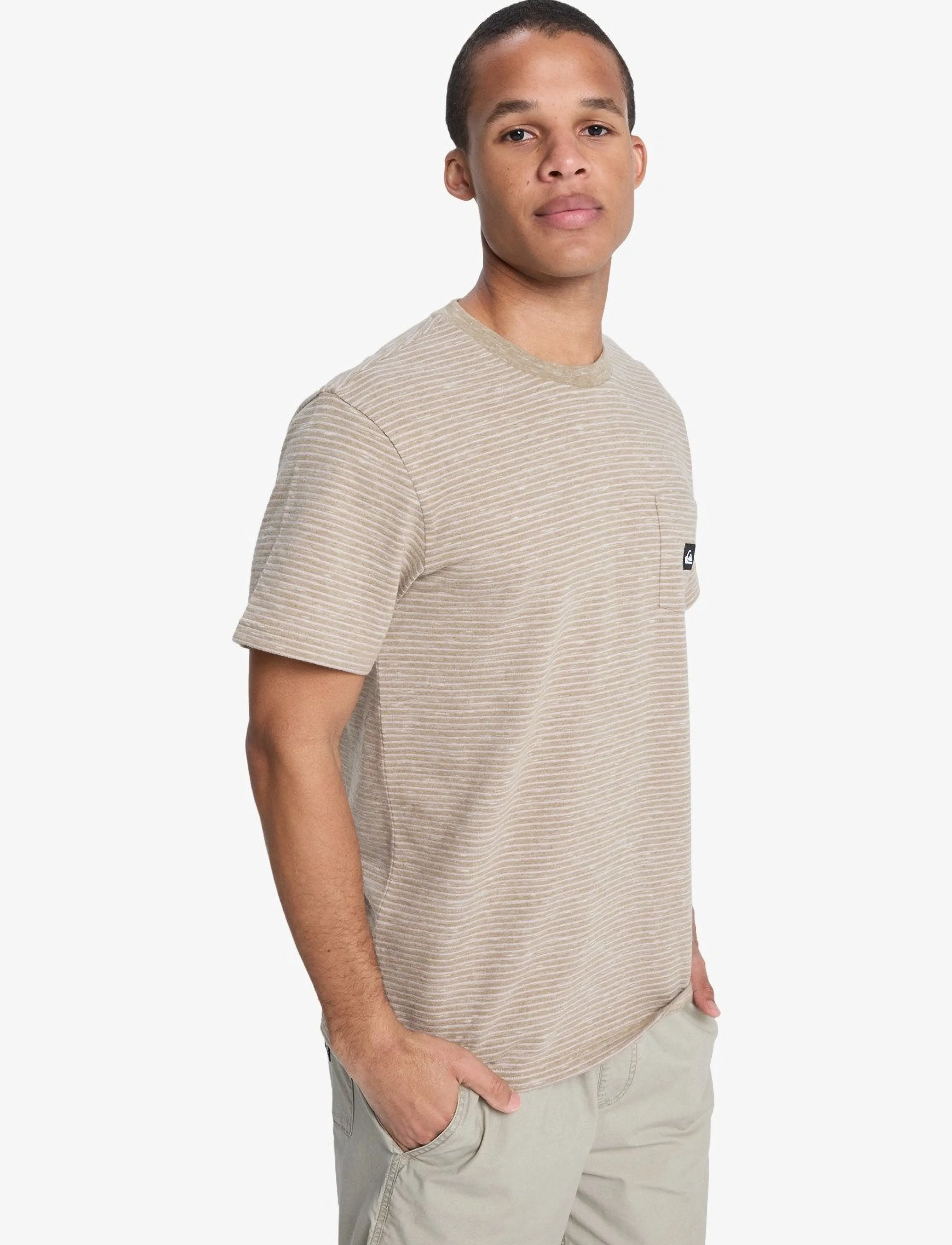 Quiksilver - LOPAZ STRIPED SS POCKET - t-shirts - seneca rock lopaz stripes - 5