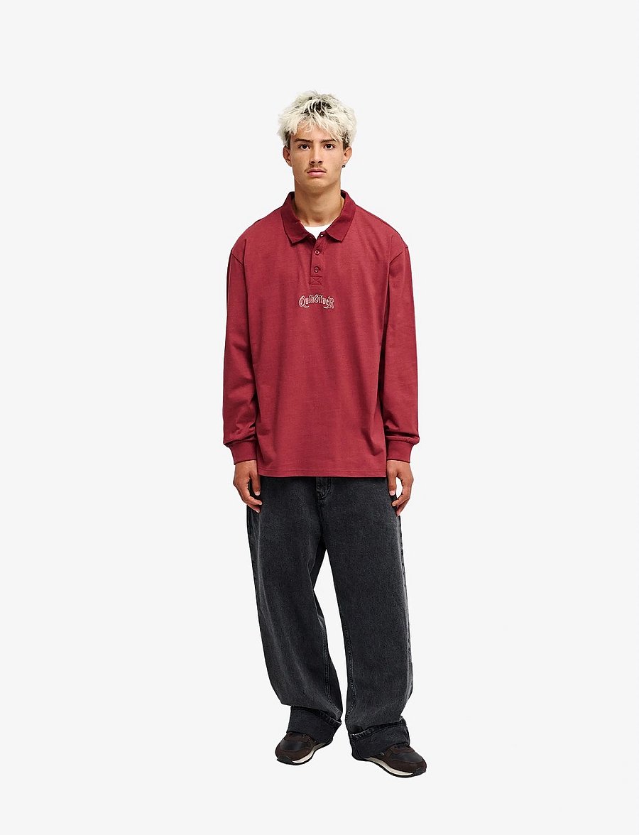 Quiksilver - BELEM HEAVY POLO - oxblood red - 3