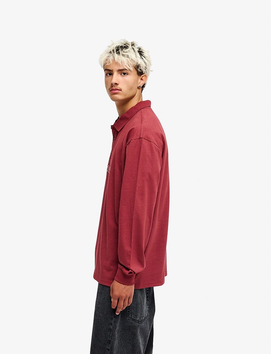 Quiksilver - BELEM HEAVY POLO - oxblood red - 4