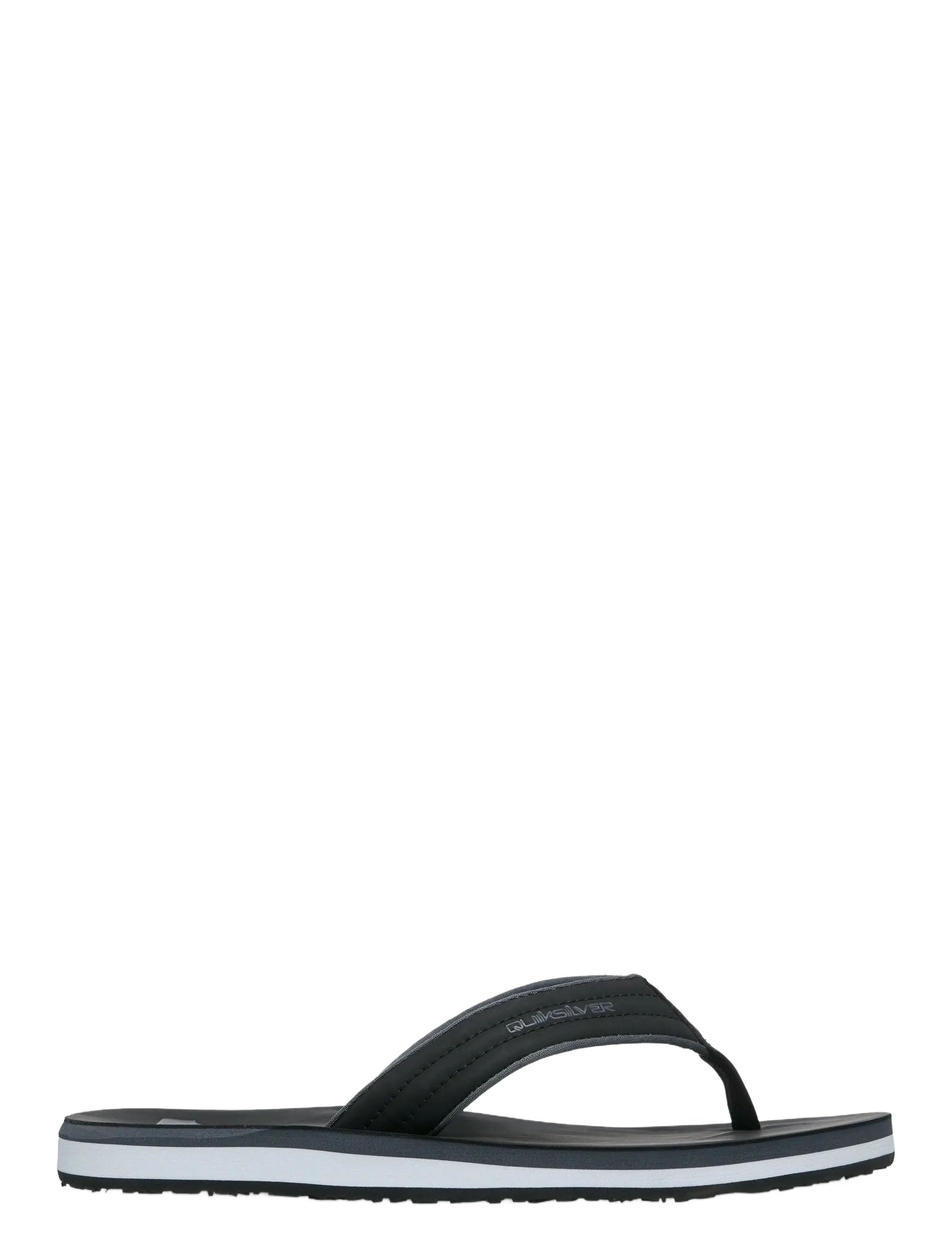 Quiksilver - CARVER NUBUCK 26 - flip flops - black 2 - 2