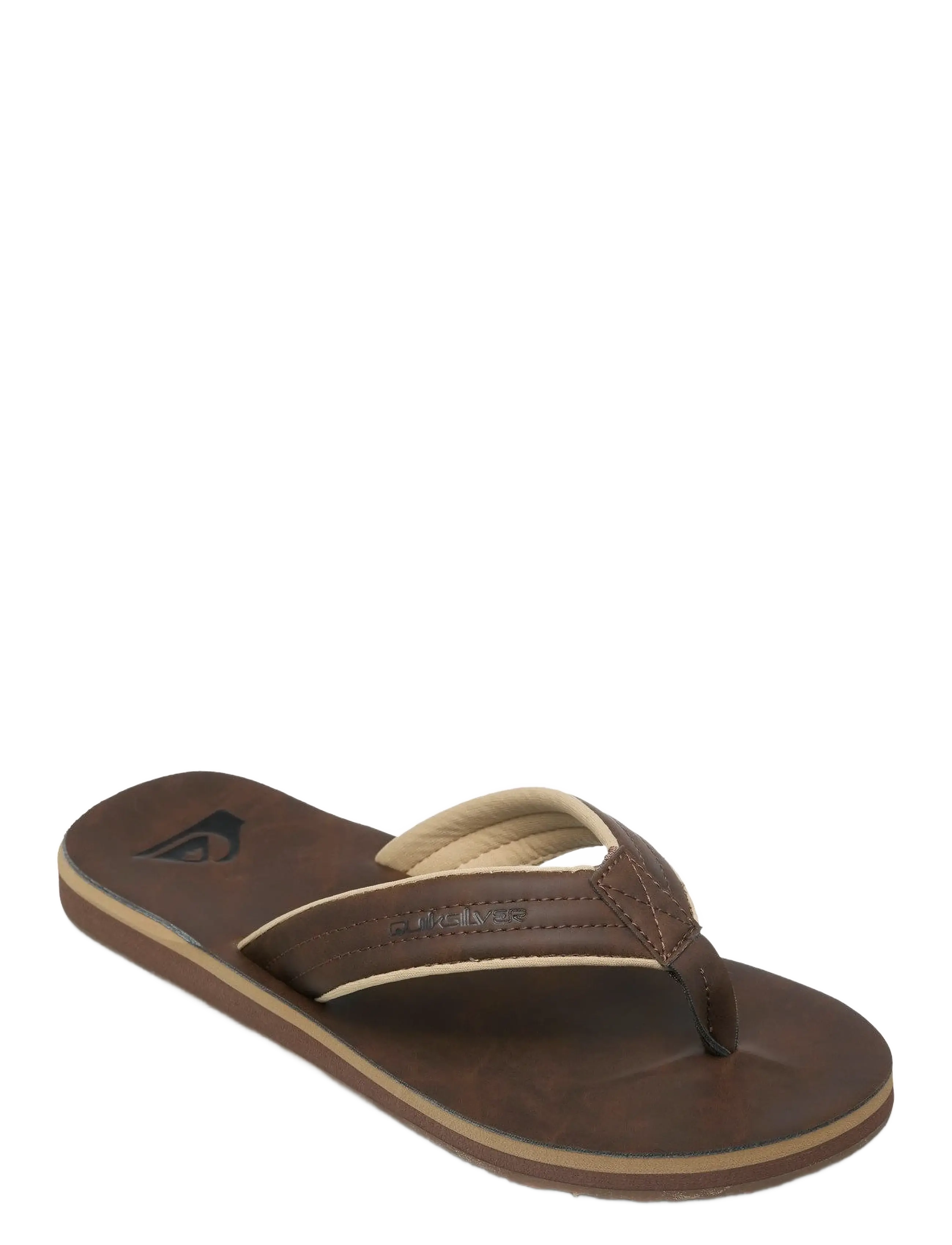 Quiksilver CARVER NUBUCK 26 - Flip-Flops - BROWN 1 / brown