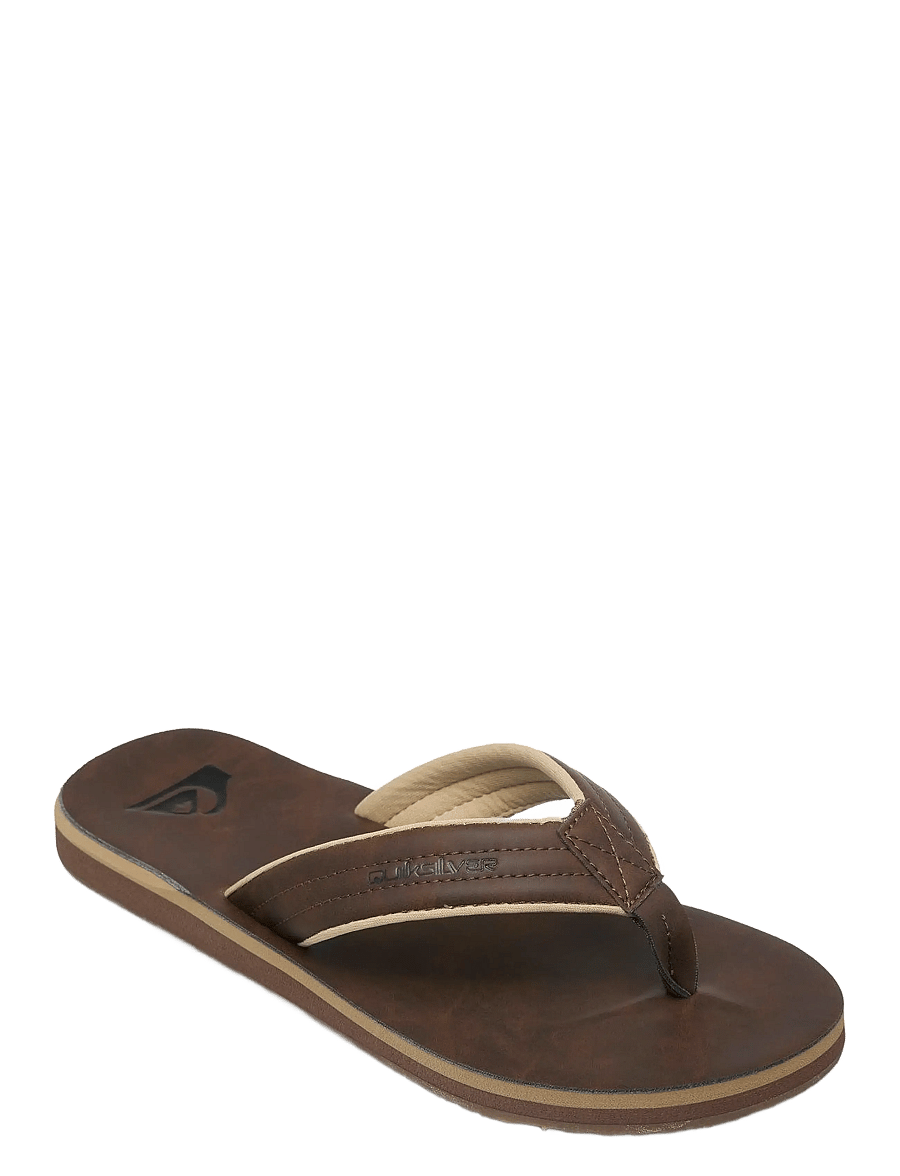 Quiksilver - CARVER NUBUCK 26 - flip flops - brown 1 - 0