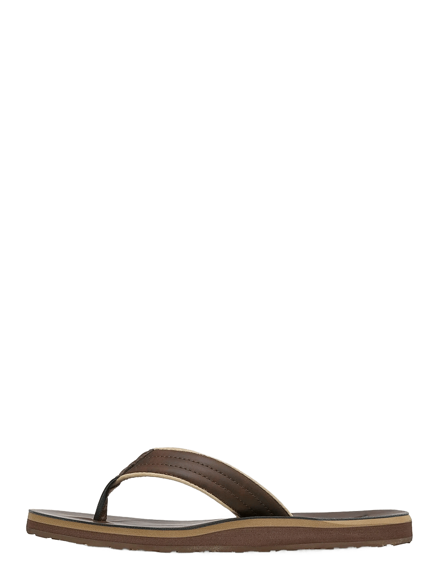 Quiksilver - CARVER NUBUCK 26 - flip flops - brown 1 - 1