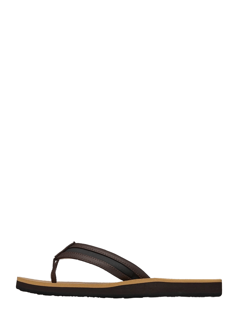 Quiksilver - CARVER SQUISH 26 - flip-flop skór - sand/dk chocolate - 3