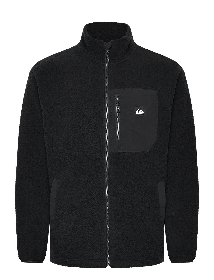 Quiksilver - CLEAN COAST FZ - flíspeysur og millilög - black - 1
