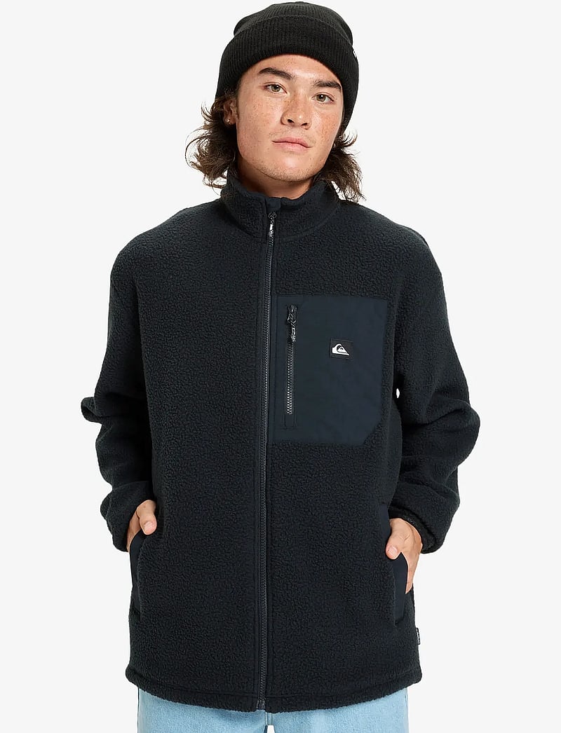 Quiksilver - CLEAN COAST FZ - fleece & mellanlager - black - 0