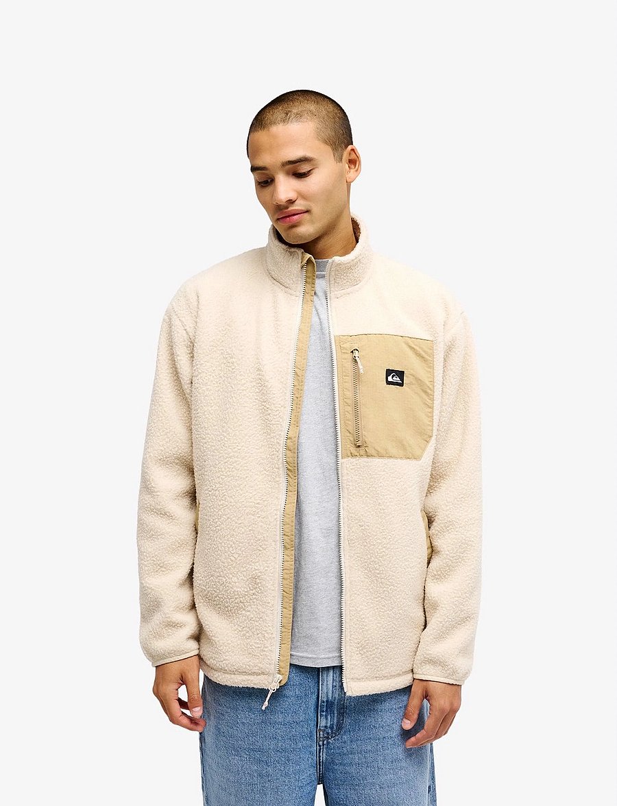 Quiksilver - CLEAN COAST FZ - fleece & mellanlager - peyote - 0