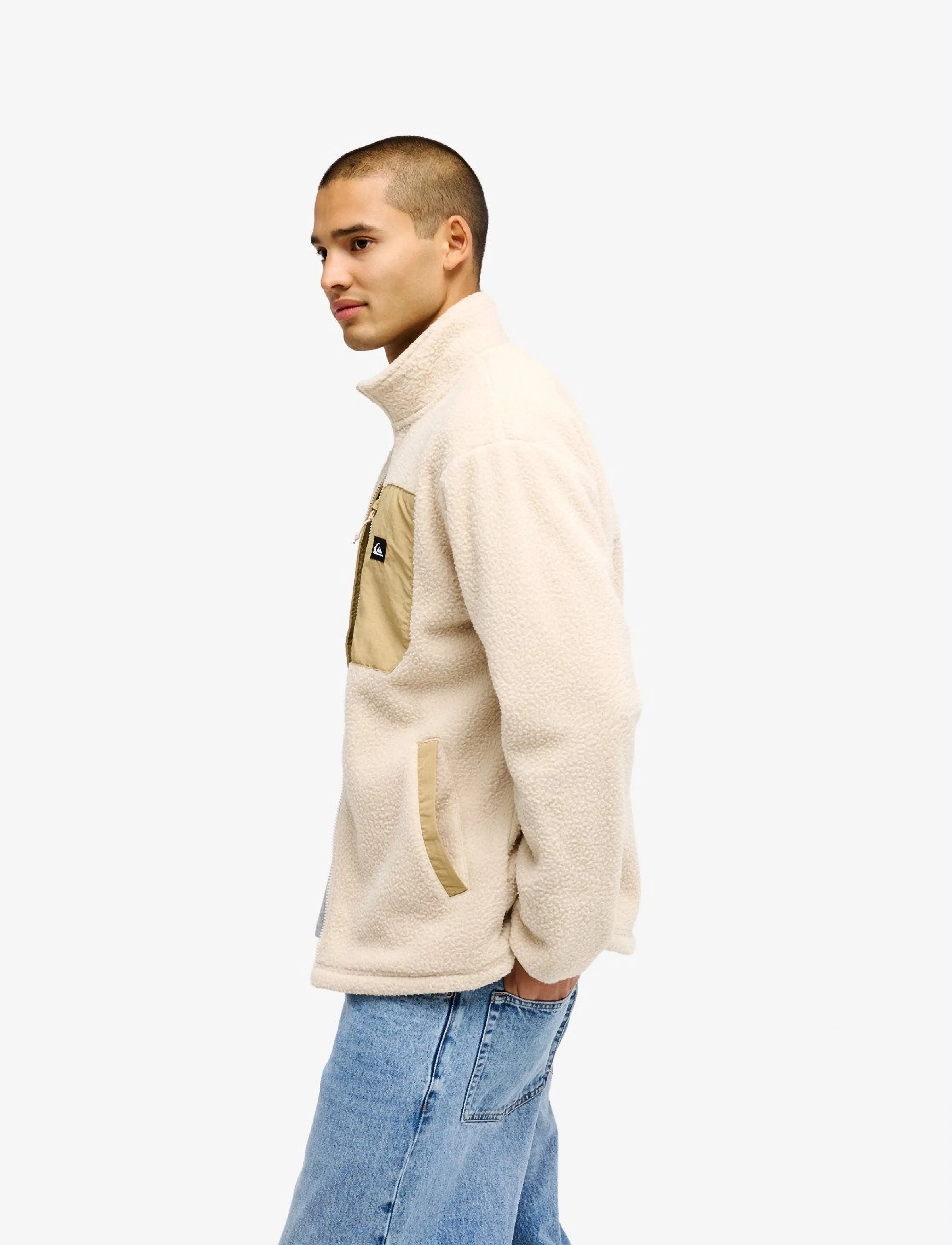 Quiksilver - CLEAN COAST FZ - fleece & mellanlager - peyote - 5