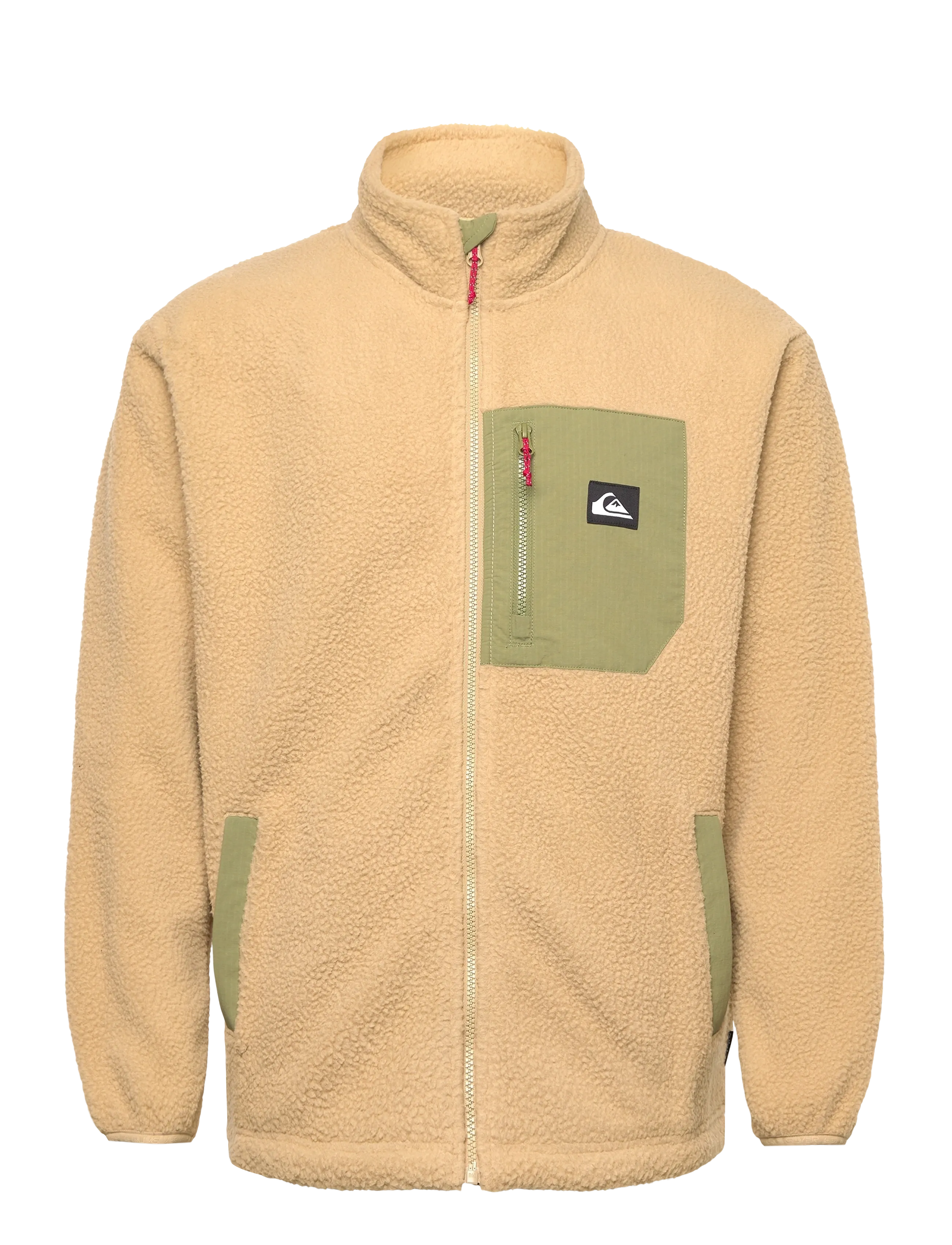 Quiksilver CLEAN COAST FZ - Fleece-Pullover - SPONGE / beige