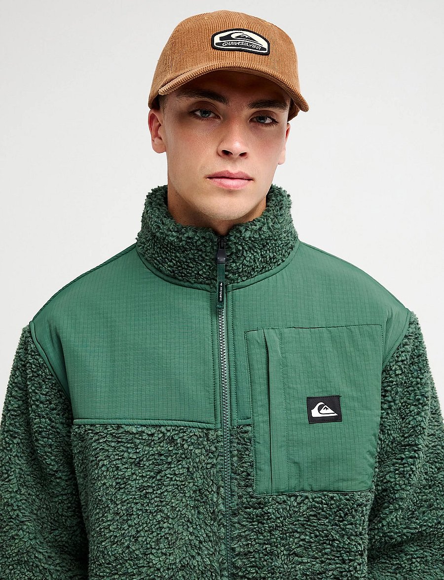 Quiksilver - SHALLOW WATER FZ - fleece & mellanlager - forest heather swallow water - 4