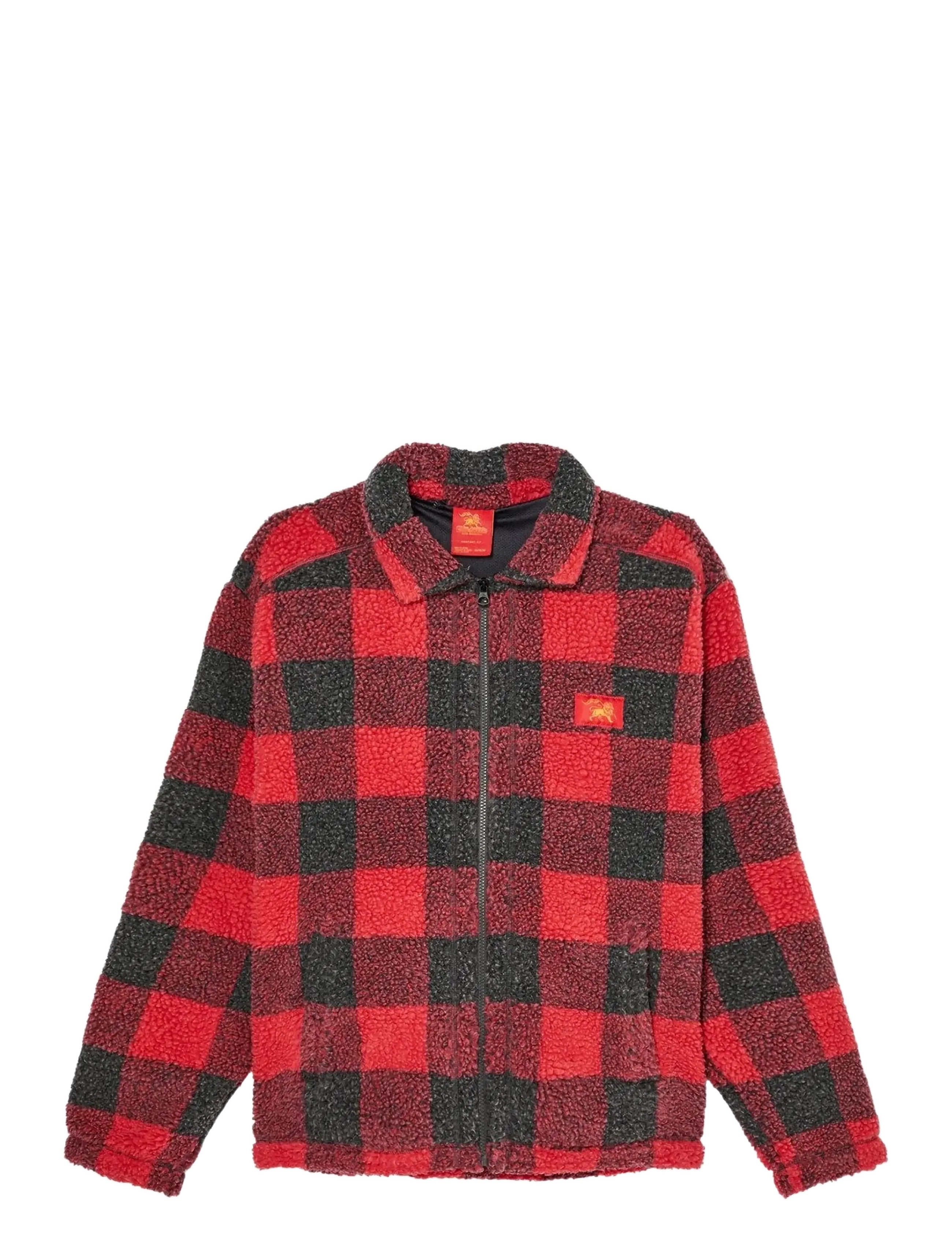 Quiksilver BM BUFFALO SHERPA - Överdelar - BUFFALO SHERPA SALSA / red